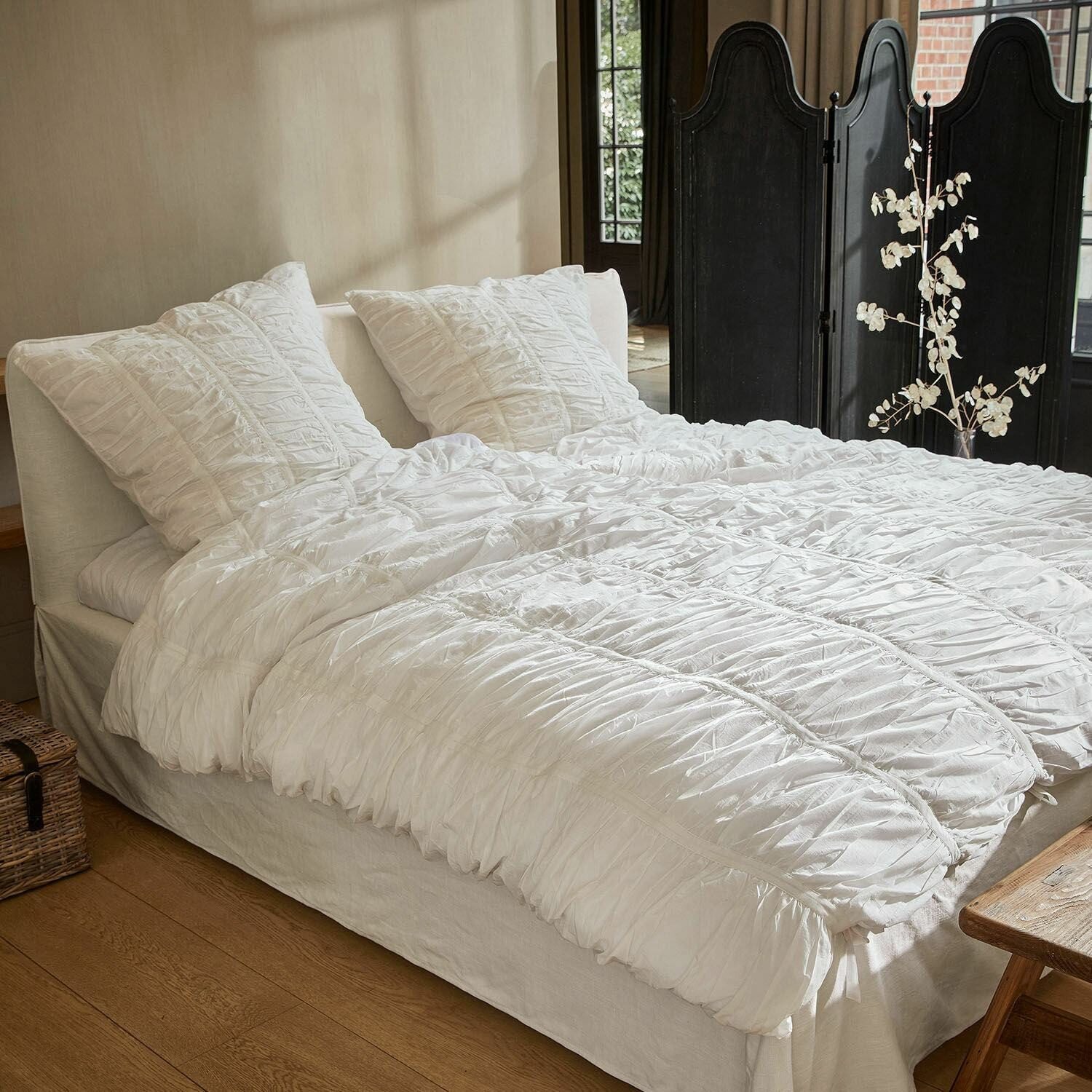 Mirabeau Bettwäsche Bettwäsche Magdelen weiß, 100% Baumwolle günstig online kaufen