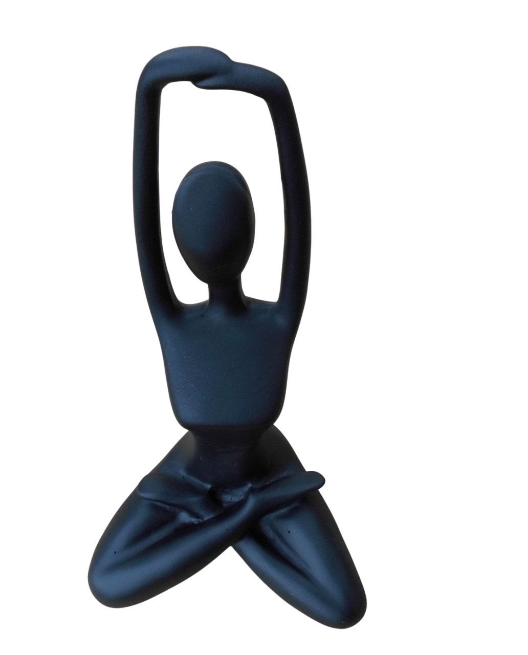 Deko-Impression Dekofigur Statue Skulptur Yoga Frau sitzend Arme oben Fengshui (1 St)
