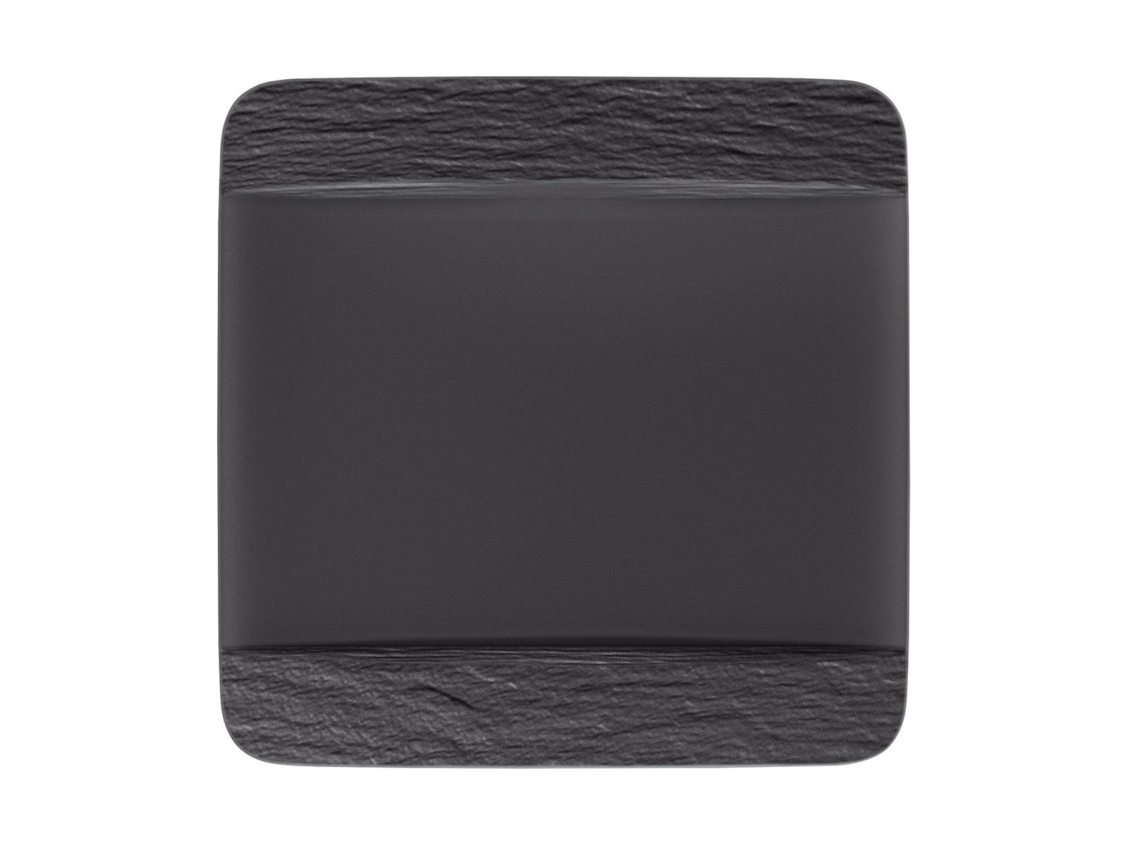 Villeroy & Boch Speiseteller Manufacture Rock Speiseteller quadratisch 28 cm