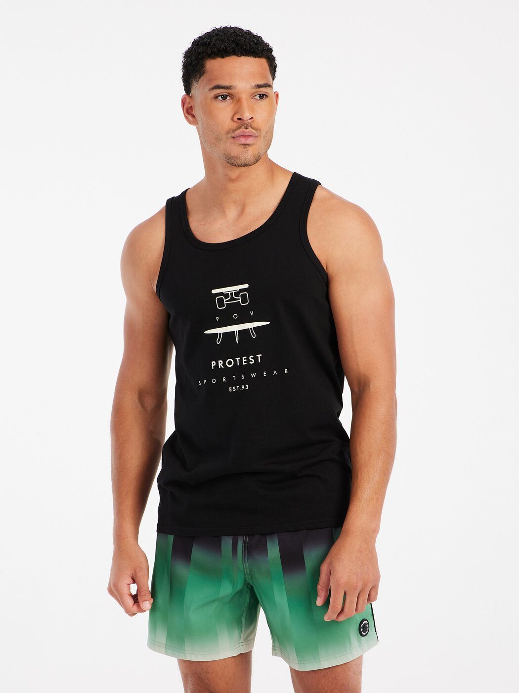 Protest Tanktop PRTPacu singlet True Black