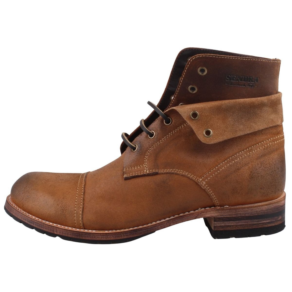 Sendra Boots 11934-Serramex Habana Us. Negro Stiefel