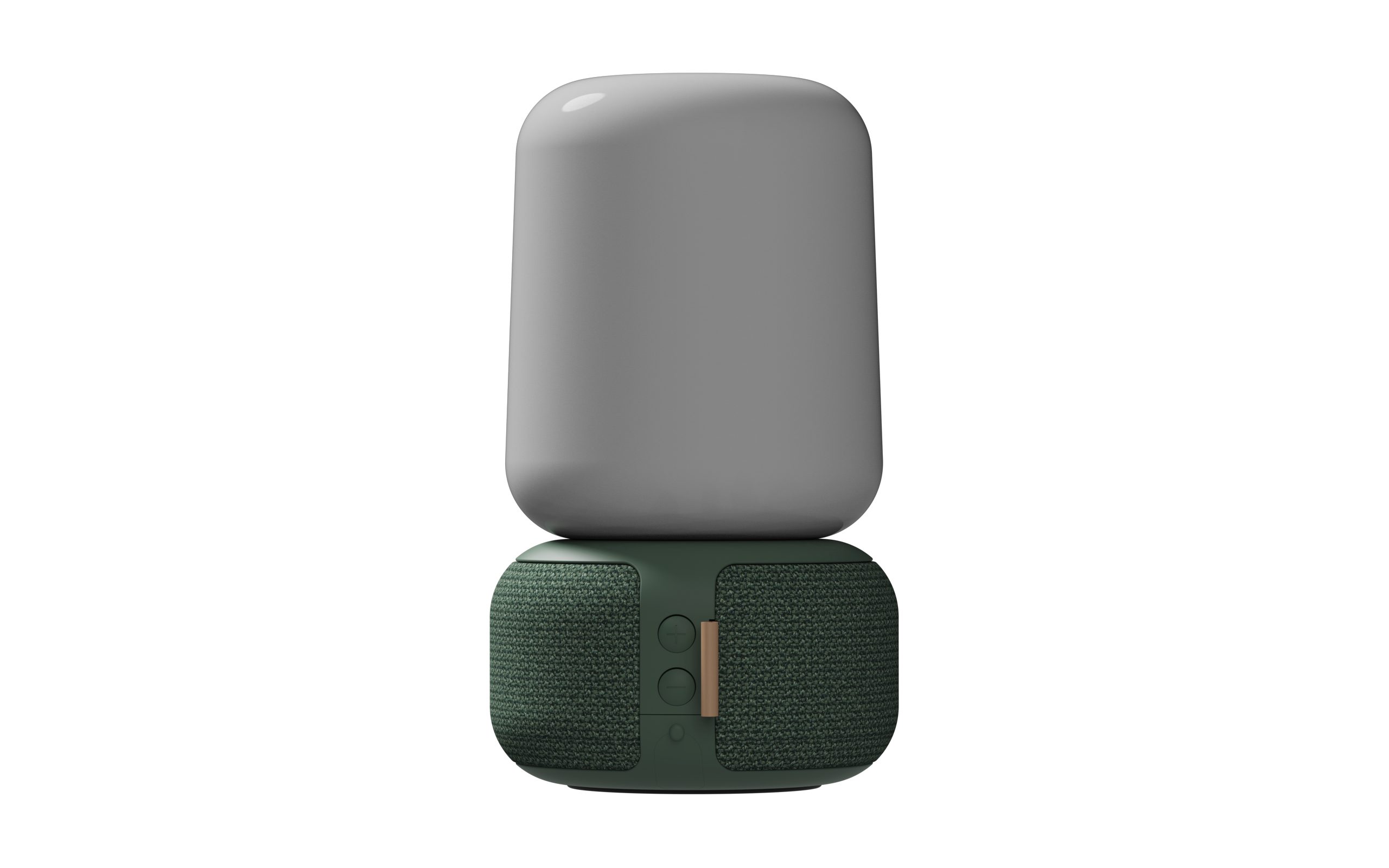 KREAFUNK aLOOMI Bluetooth Lautsprecher und Lampe mit LED Lautsprecher (aLOOMI Bluetooth Lautsprecher und Lampe mit LED) green