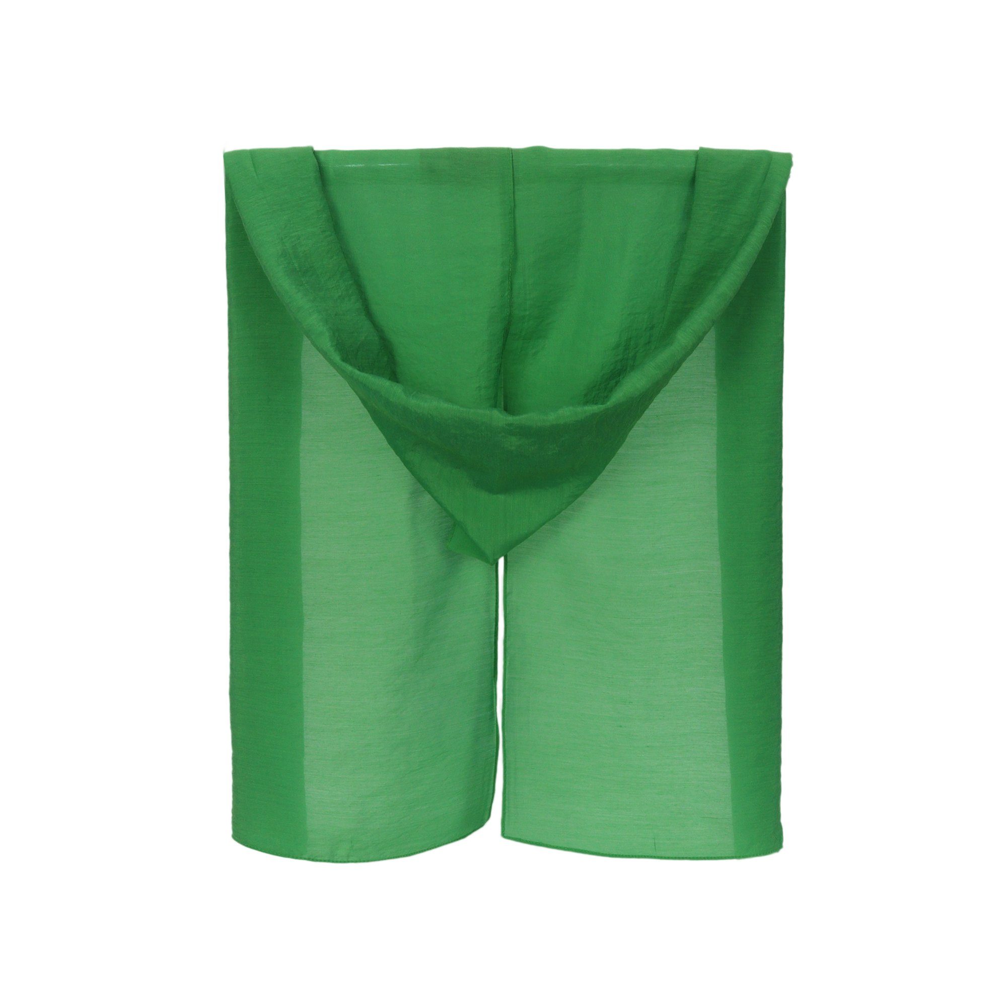 ZEBRO Modeschal Schal Uni grün