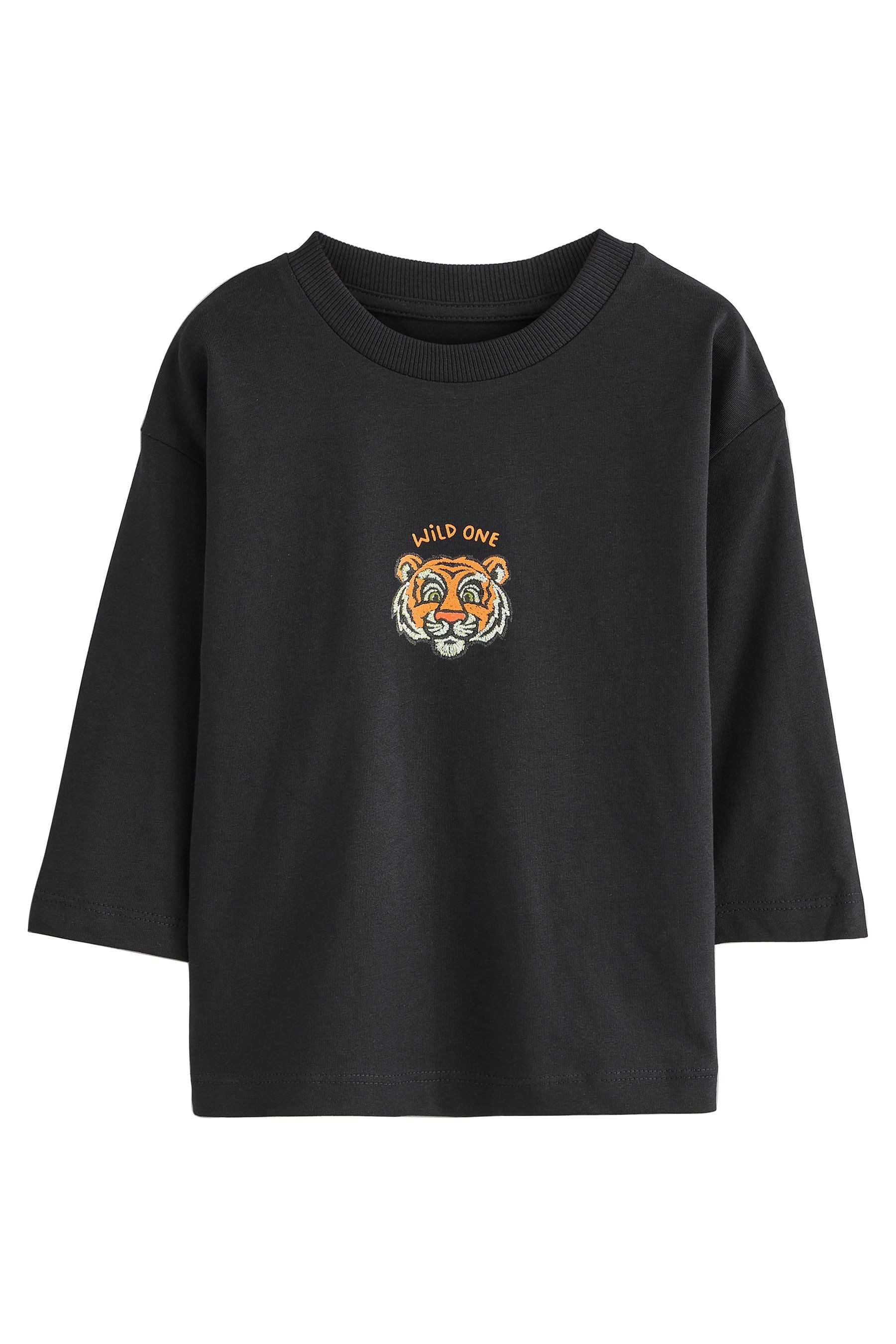 Next Langarmshirt Langarmshirt mit Grafikprint (1-tlg) günstig online kaufen