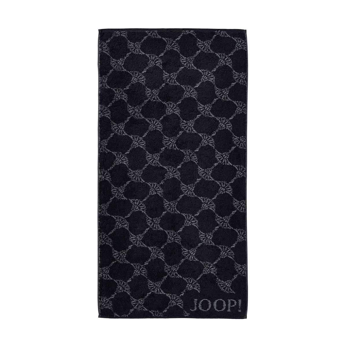 JOOP! Duschtücher Joop Duschtuch Schwarz 150 x 80 cm 100% Baumwolle Classic günstig online kaufen