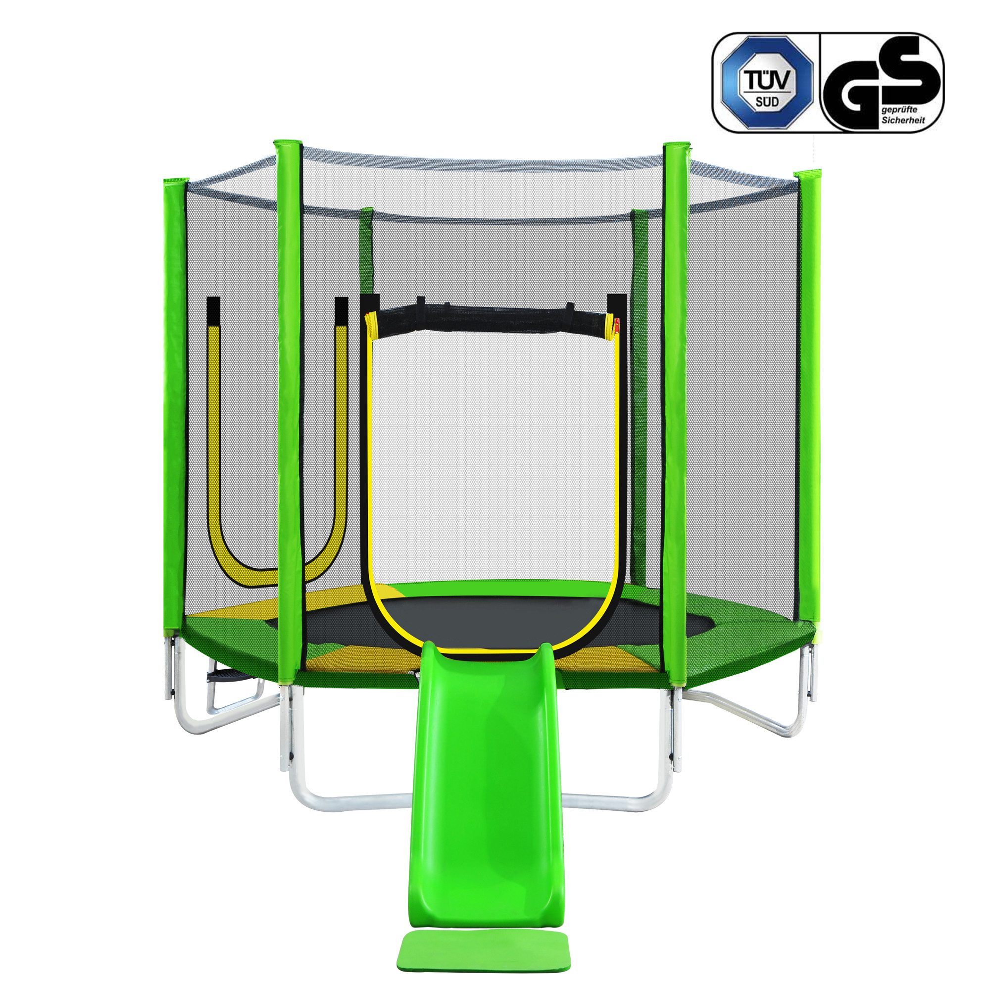 TavilaEcon Kindertrampolin TÜV-zertifiziertes 3-in-1 Gartentrampolin mit günstig online kaufen