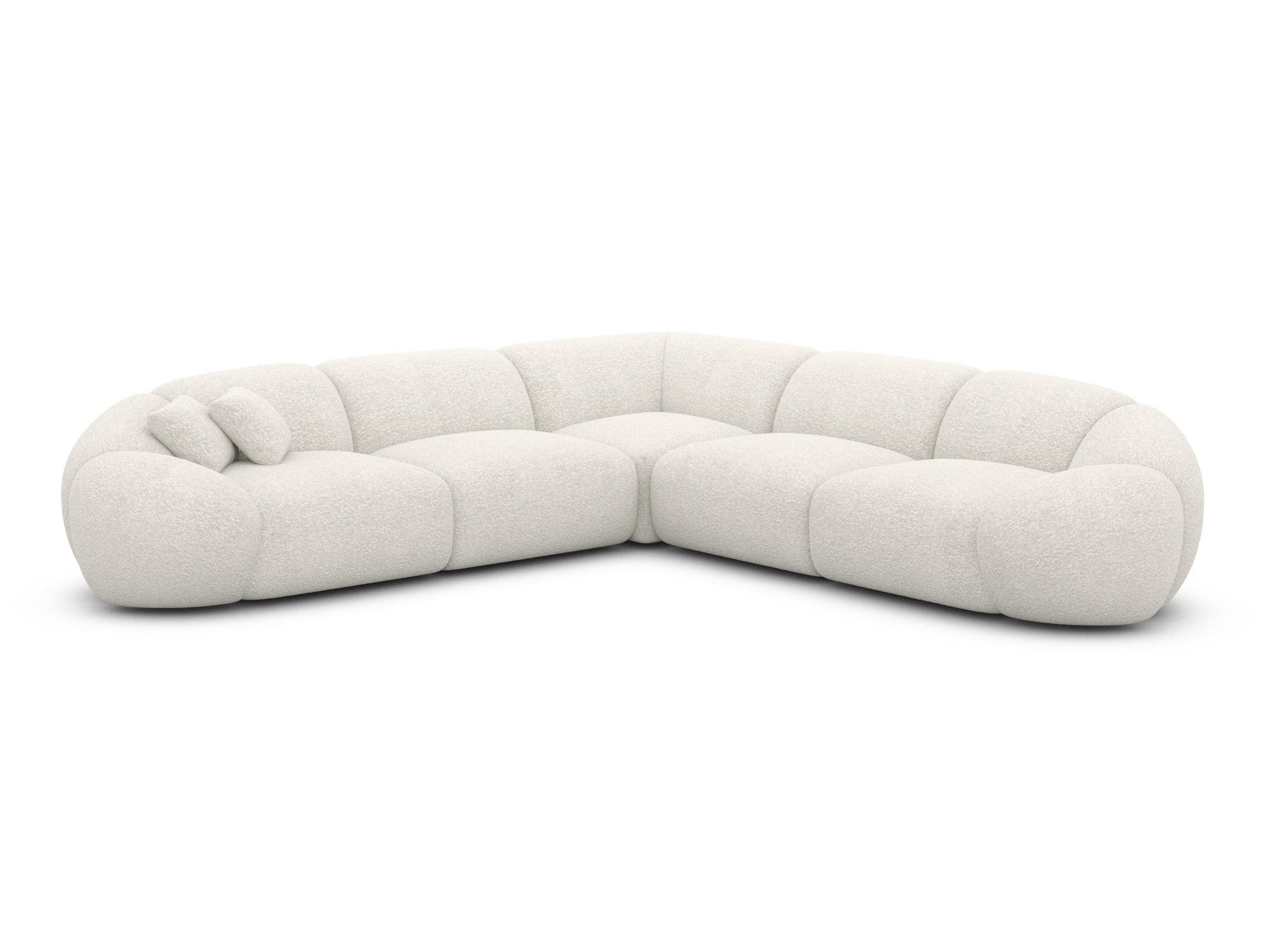 Sofa Dreams Ecksofa Polster Ecksofa Solverde L Form, Ecksofa, L-Form, Zeitloser Look in L-Form, 2 Zierkissen inklusive