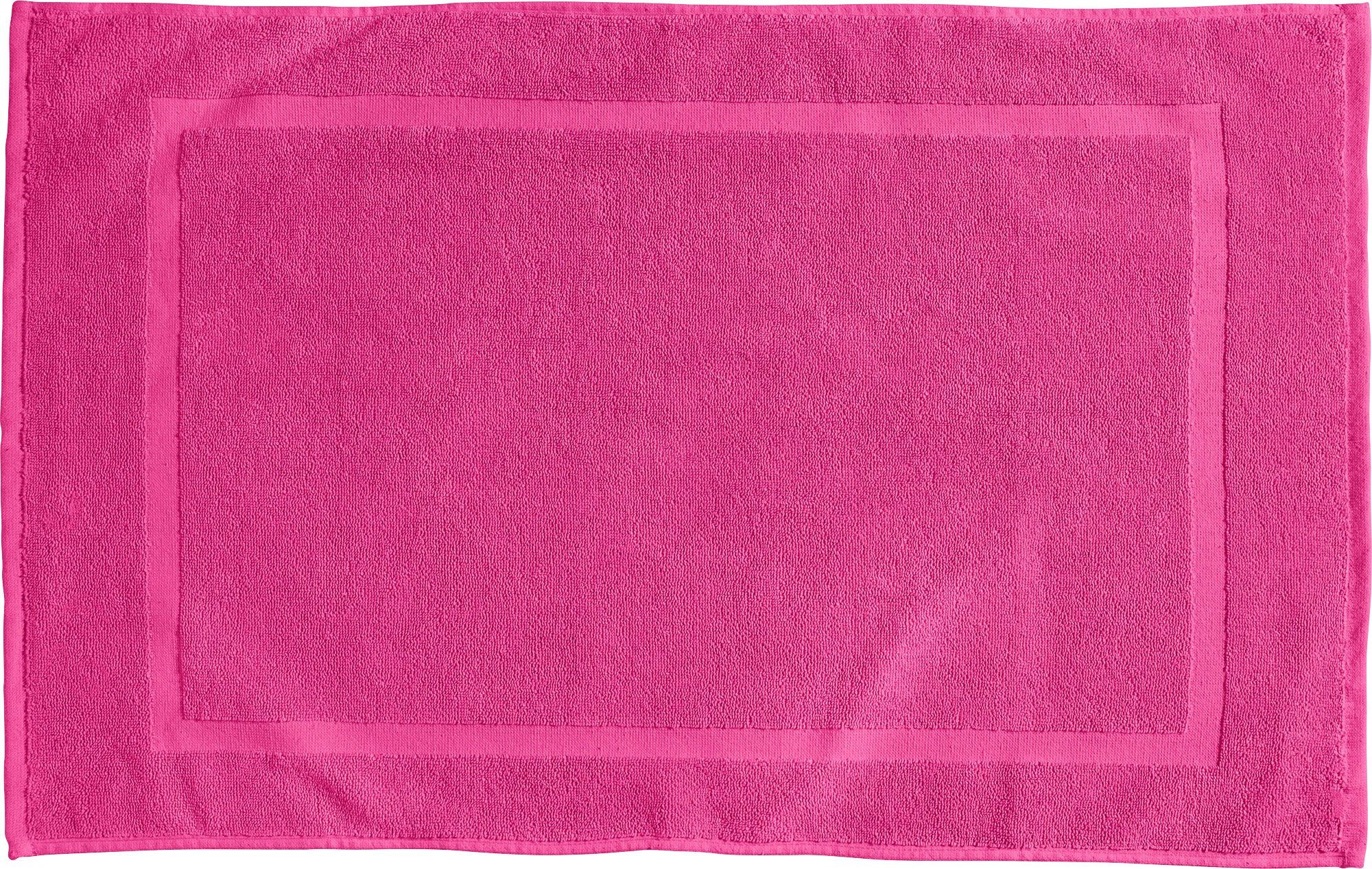 REDBEST Duschmatte Duschvorlage "Chicago", Walk-Frottier Uni