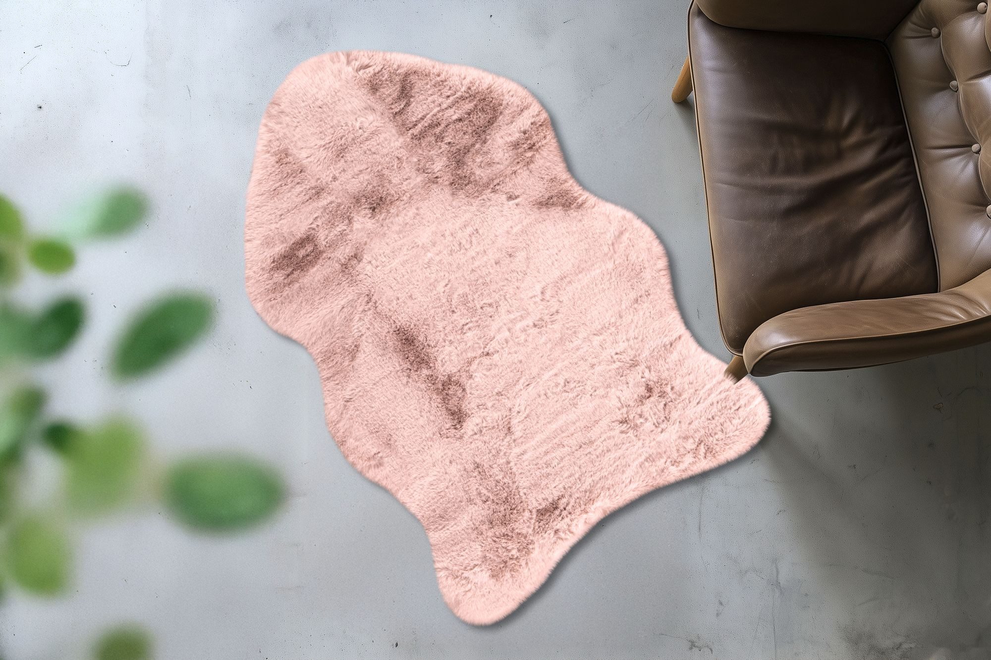 Kayoom Hochflor-Teppich Boundless 226, tierfellförmig, Höhe: 40 mm, Hochflor, Modernes Muster, Deko, Fußbodenheizungsgeeignet, Wohnzimmer