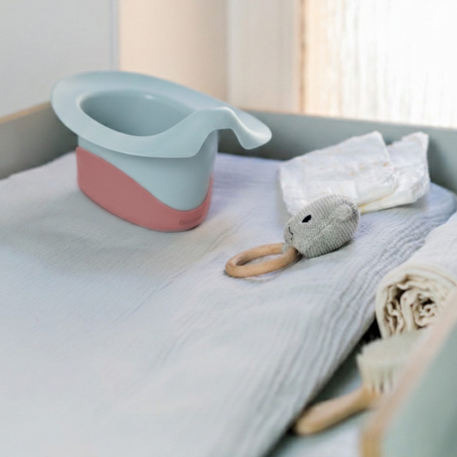 KINDSGUT Töpfchen Anti-Rutsch Silikonband fürs Abhaltetöpfchen