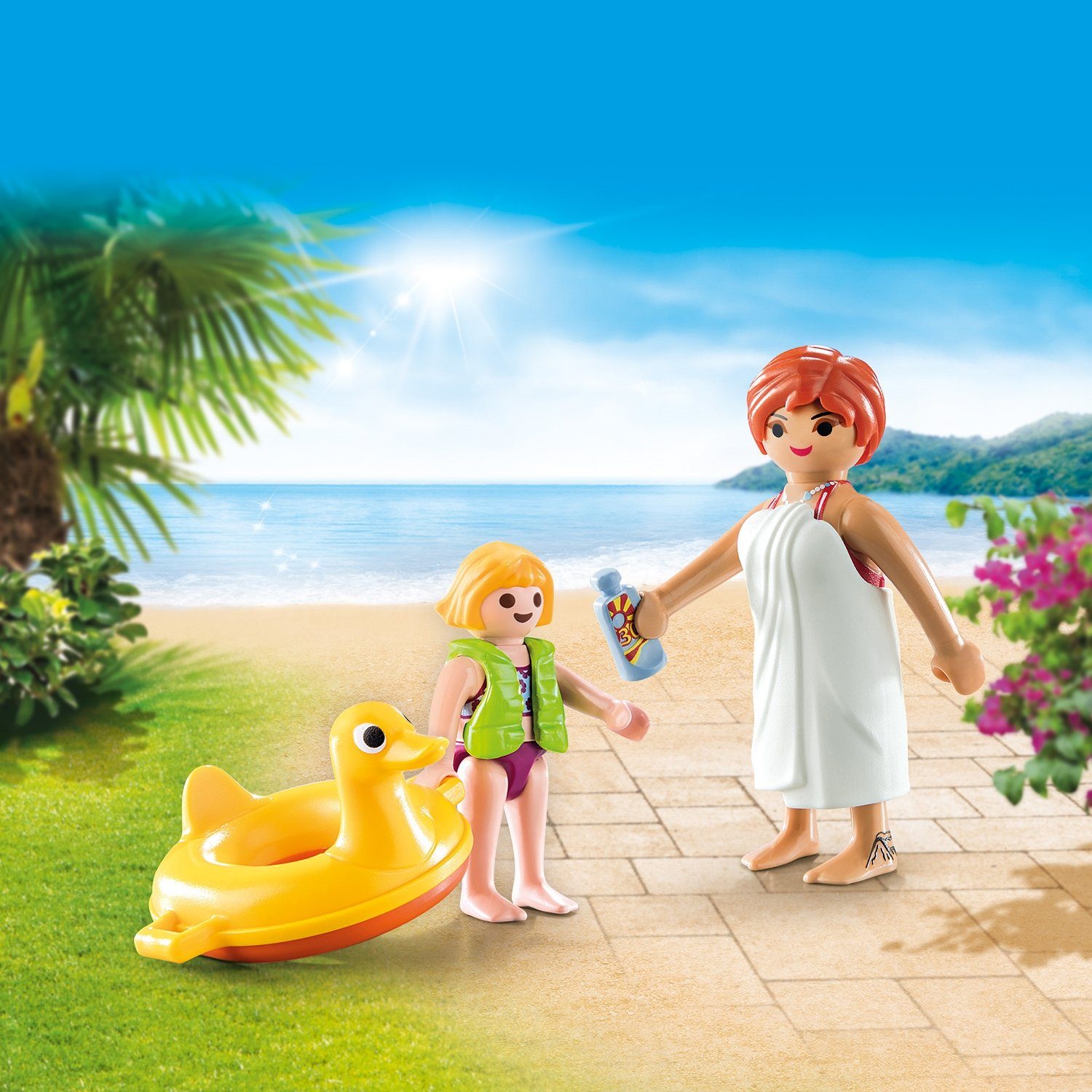 Playmobil® 70690 DuoPack Aqua Park Badegäste Konstruktions-Spielset günstig online kaufen
