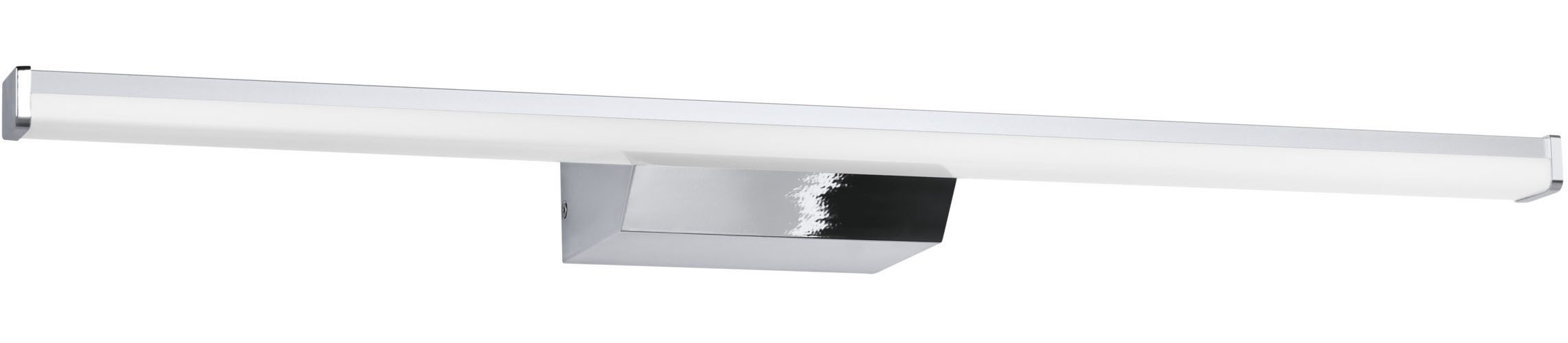 EGLO Spiegelleuchte REGELLO-Z Spiegellampe - Kunststoff, Alu - LED - 12W - IP44, Bluetooth, CCT - über Fernbedienung, Dimmfunktion, Farbwechsel, Memoryfunktion, Nachtlichtfunktion, RGB, Weckerfunktion, dimmbar über Fernbedienung, mehrere Helligkeitsstufen, LED fest integriert, Kaltweiß, Neutralweiß, RGB, Warmweiß, Wandlampe, Badezimmerlampe, Bad, L60 x H4 x AL13 cm