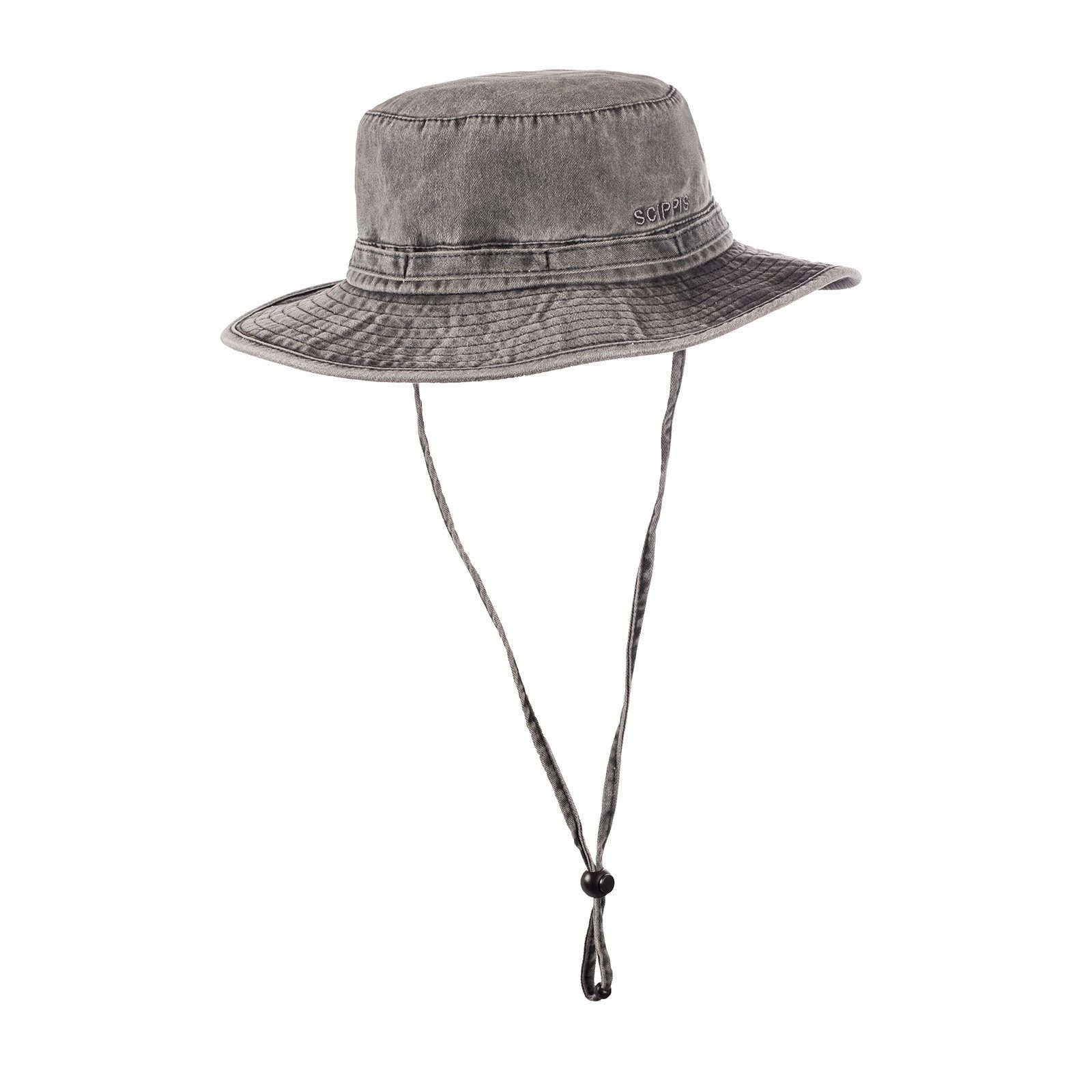 Scippis Fischerhut SCIPPIS Axford Outdoorhut – Leichter Canvas-Abenteuerhut, schwarz