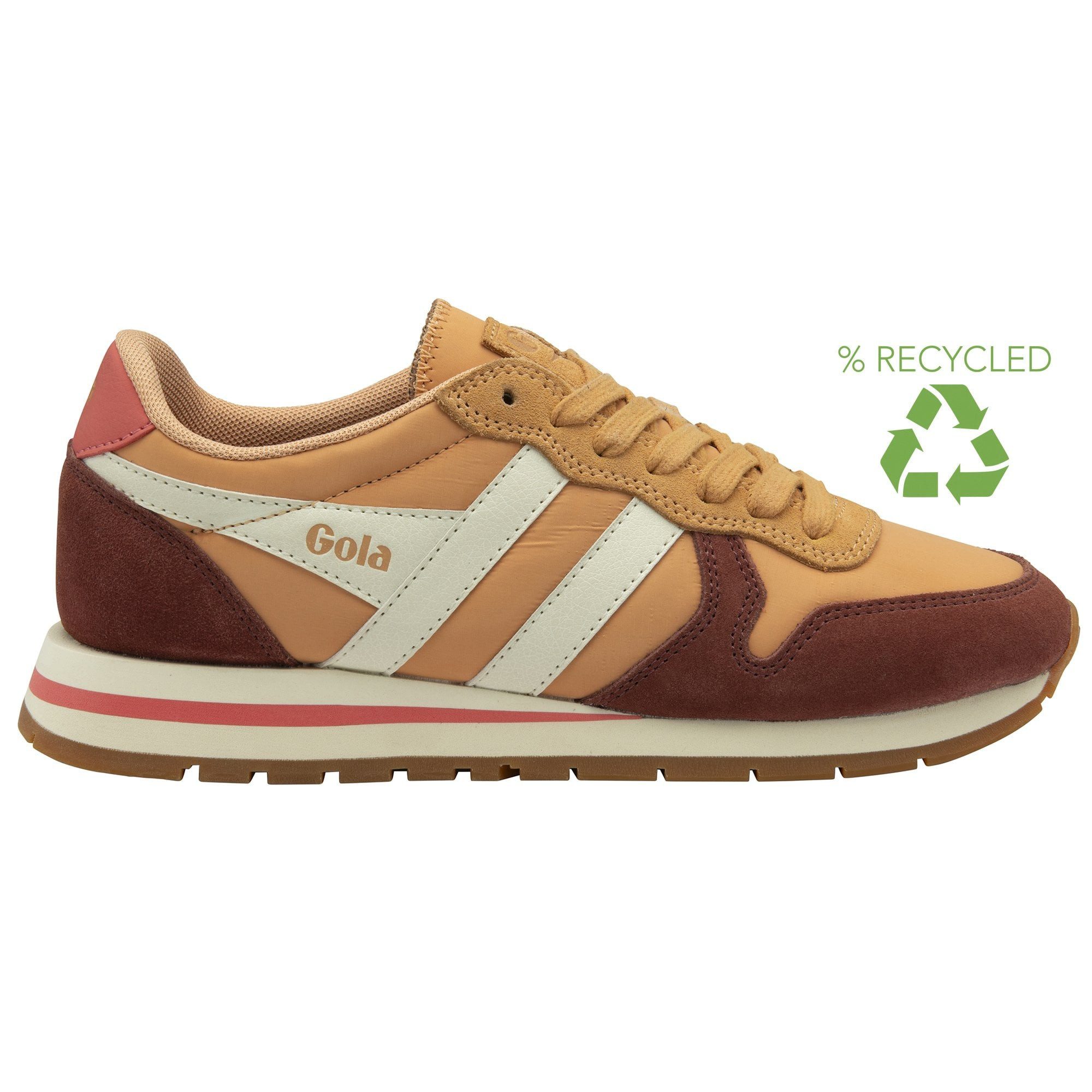 Gola Daytona Chute 2025 beige/ockerrot/weiss Damen Sneaker