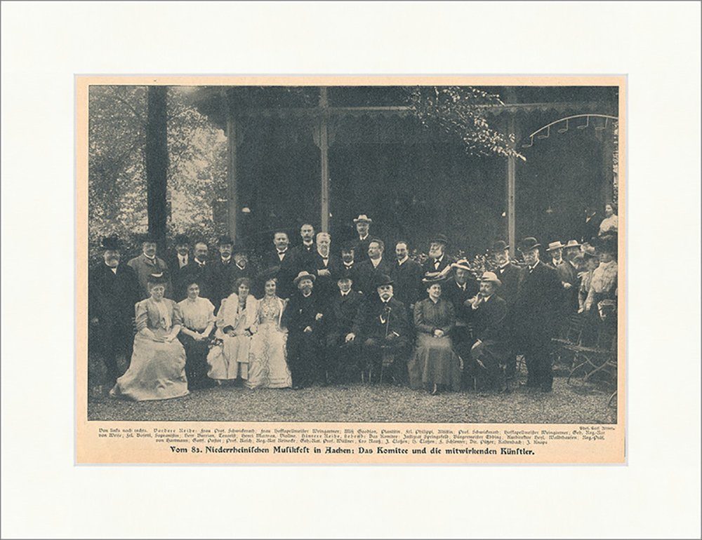 Kunstdruck 83. Niederrheinisches Musikfest in Aachen Goodson Marteau F_Vintage 01