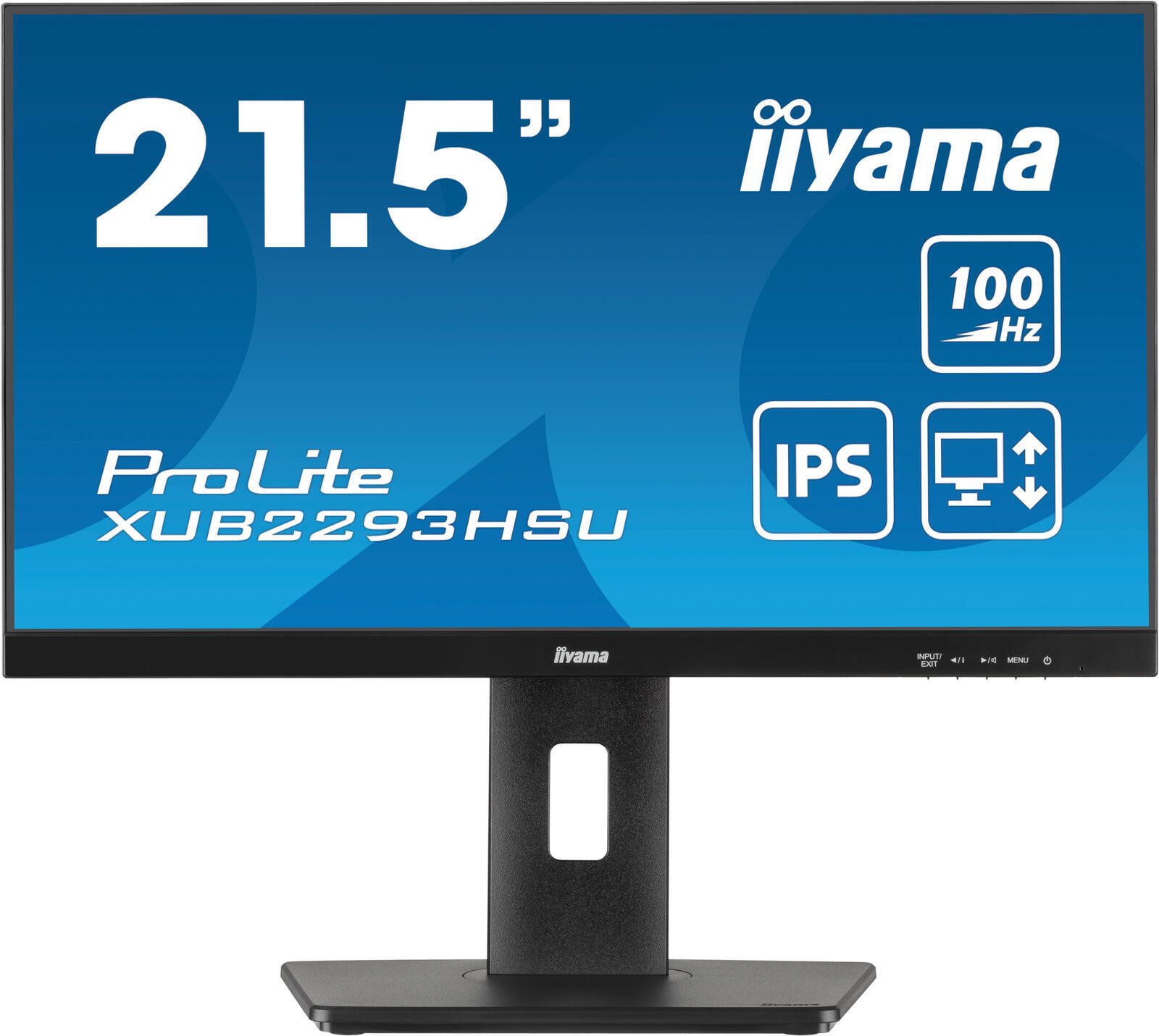 Iiyama XUB2293HSU-B7 OLED-Monitor (1920 x 1080, 1 ms Reaktionszeit, 100 Hz, IPS Panel)