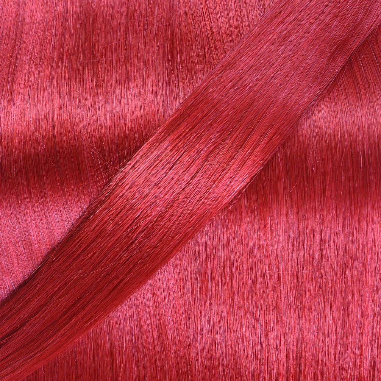 Premium Rot-Intensiv Tape Echthaar-Extension Invisible 40cm Extensions hair2heart - #0/44