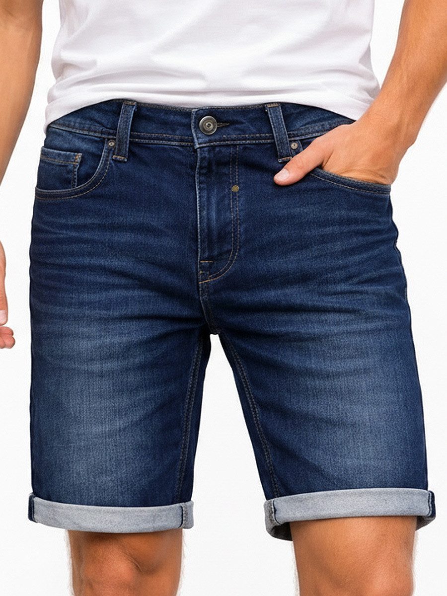 SUBLEVEL Shorts Herren Sweat Denim Bermuda Shorts Sommer Freizeit Hose Elastisches Material, Bewegungsfreundlich, Leichtes Material