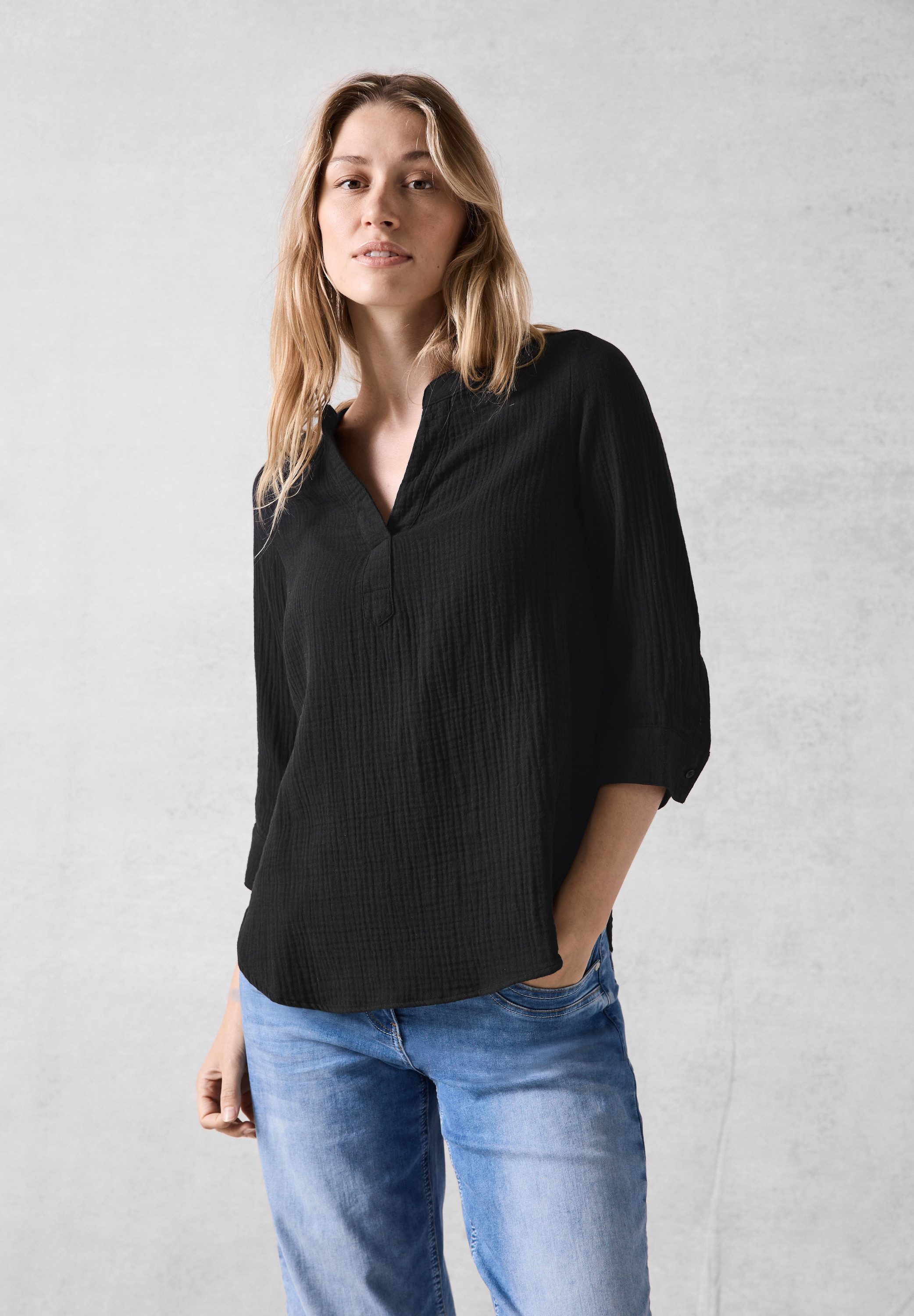 CECIL Shirtbluse mit 3/4 Ärmeln