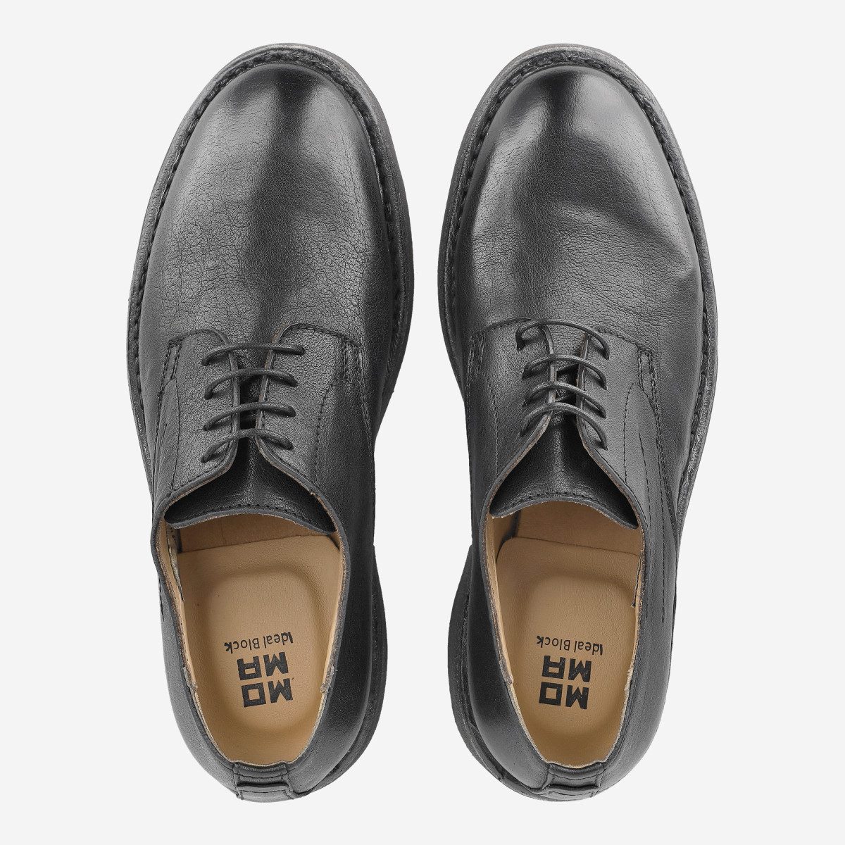 MOMA Moma 10503A-KU , Schnürschuhe, Schwarz, Herren Schnürschuh