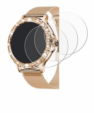 BROTECT Schutzfolie für walkbee Smartwatch 1.3" (rund), Displayschutzfolie, 6 Stück, Folie klar
