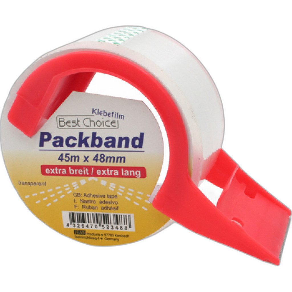Klebeband Klebeband Packband inklusive Abroller 45mx48mm