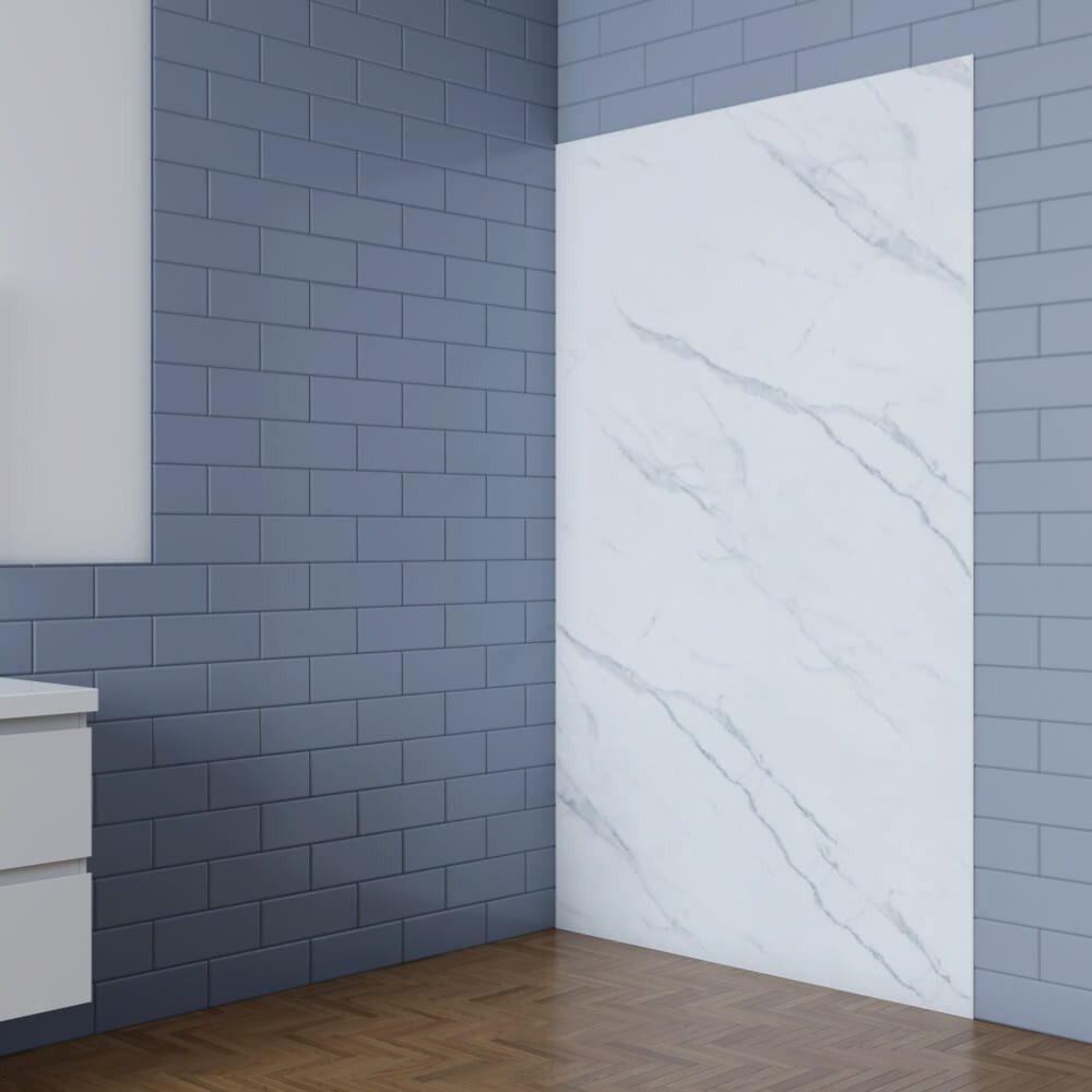 Duschparadies Duschwand 3mm Duschrückwand PE-Aluminium Verbundplatten Aluve günstig online kaufen