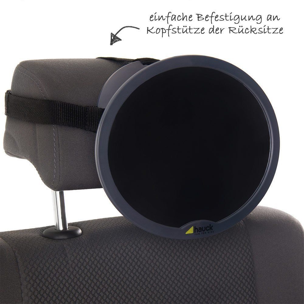Hauck Autokindersitz Watch Me 1, Sicherheitsspiegel für Reboarder & Babyschalen