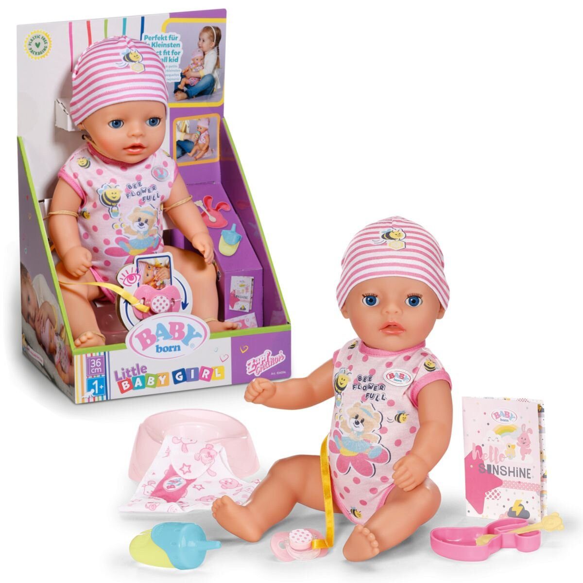 Babypuppe BABY born® Lena (Little Baby Girl) 36 cm