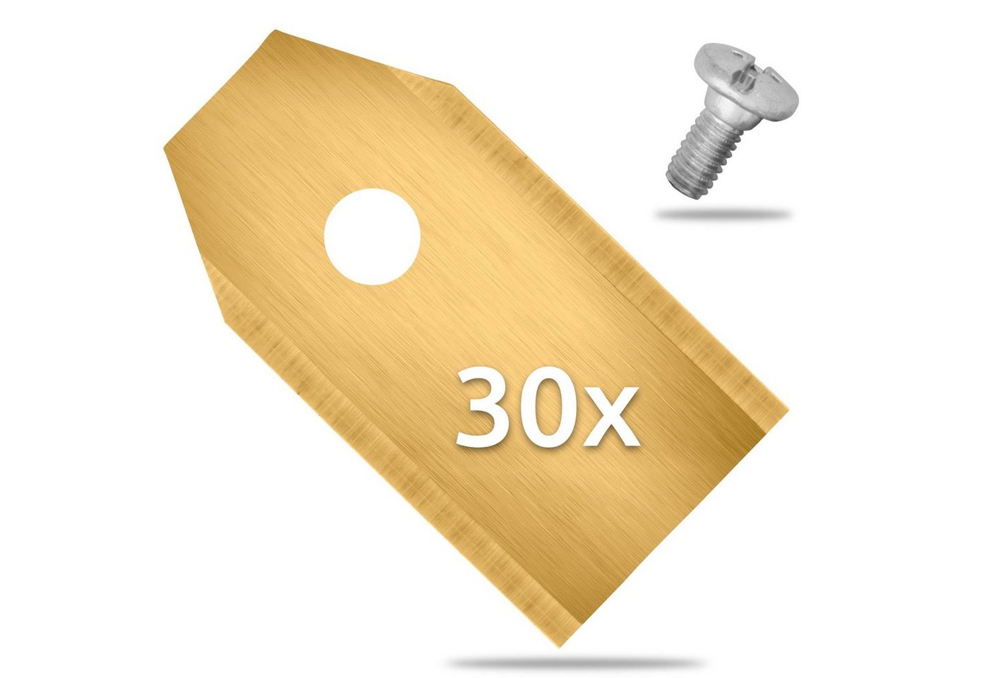 ECENCE Mährobotermesser 30 Stück Titan Ersatz-Messer Klingen kompatibel (30-St) ECENCE Mährobotermesser 30 Stück Titan Ersatz-Messer Klingen kompatibel (30-St)