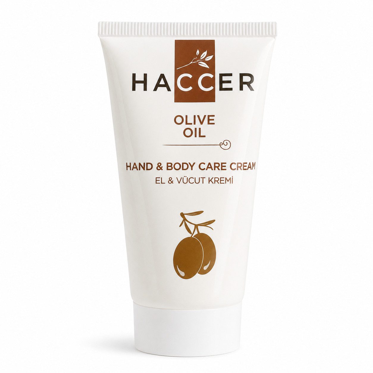 Haccer Körpercreme Haccer Hand-und Körpercreme mit Olivenöl, feuchtigkeitsspendend, 150ml