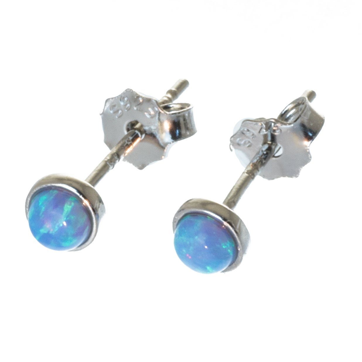 Paar Ohrstecker Ohstecker 3,8 mm Opal günstig online kaufen