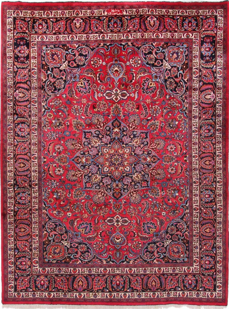 Orientteppich Mashhad Reza Moodi 251x331 Handgeknüpfter Orientteppich, Nain Trading, rechteckig, Höhe: 12 mm