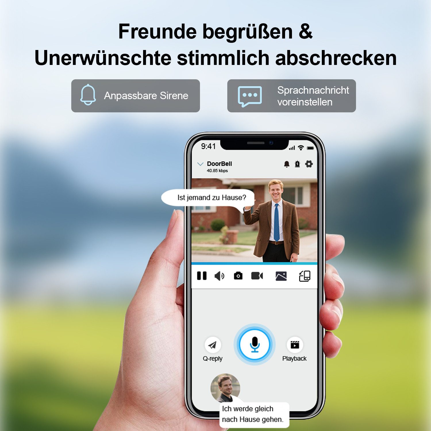 WILGOON Türschlossantrieb Smartes Türschloss Fingerabdruck mit Kamera Wasserdichtes Schloss Lock, (Packung, Smartes türschloss, NFC-Karte x2, Anleitung x1, Zubehörbox x1), Fingerabdruck, NFC-Karte, Passwort entsperren, Fernentriegelung