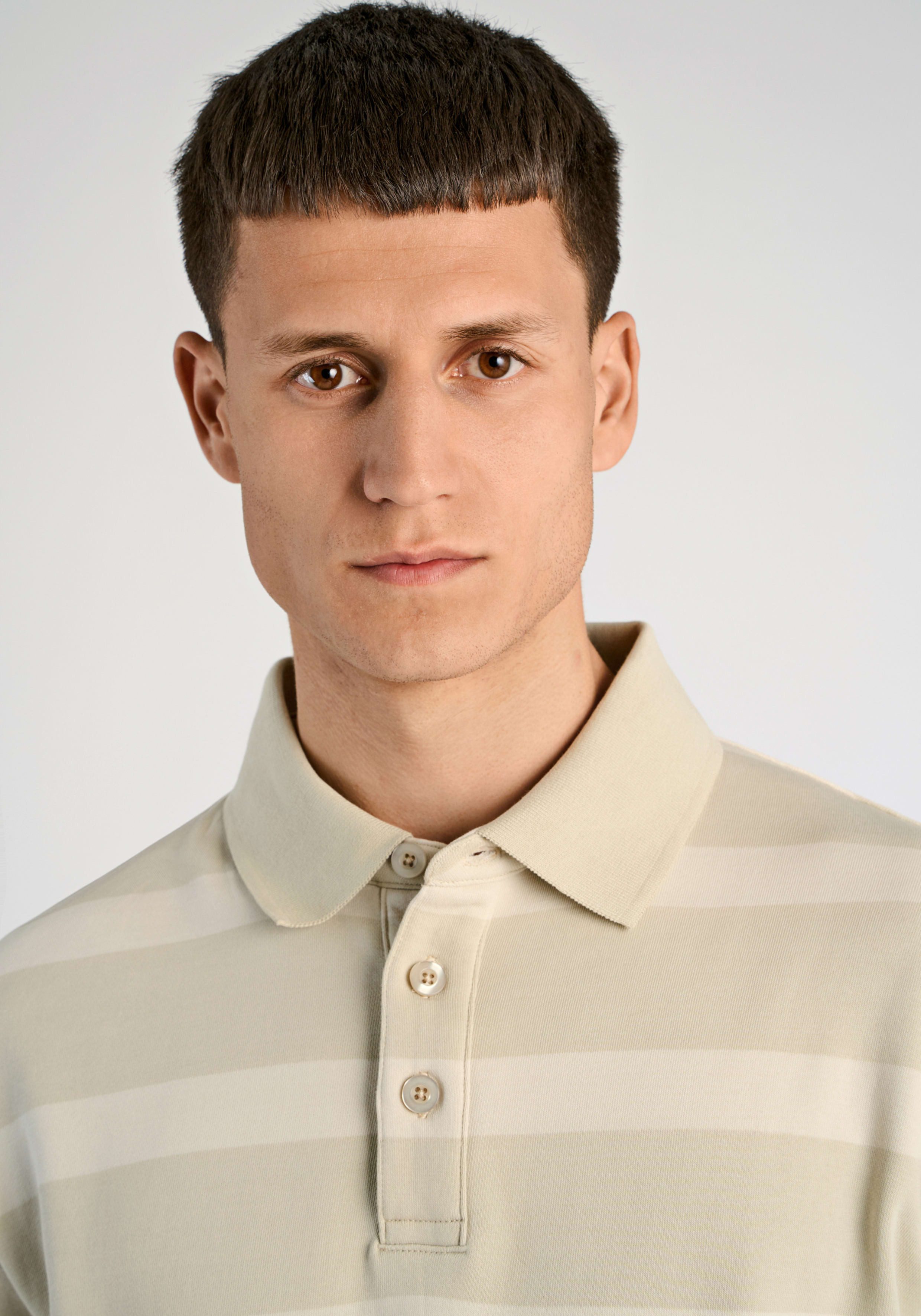 LINDBERGH Sweatshirt mit Colorblocking-Streifen und Polokragen