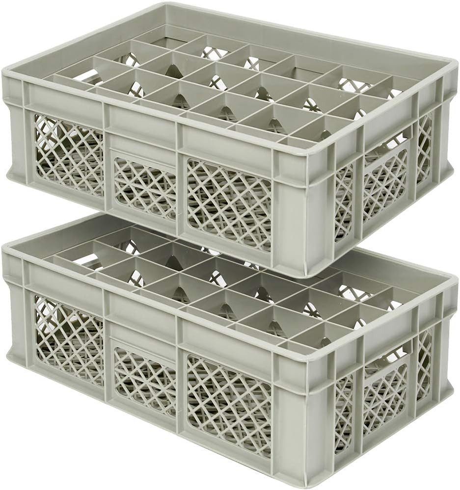 BRB-Lagertechnik Aufbewahrungskorb 2x Gläserkasten für 24 Gläser bis 175 mm günstig online kaufen