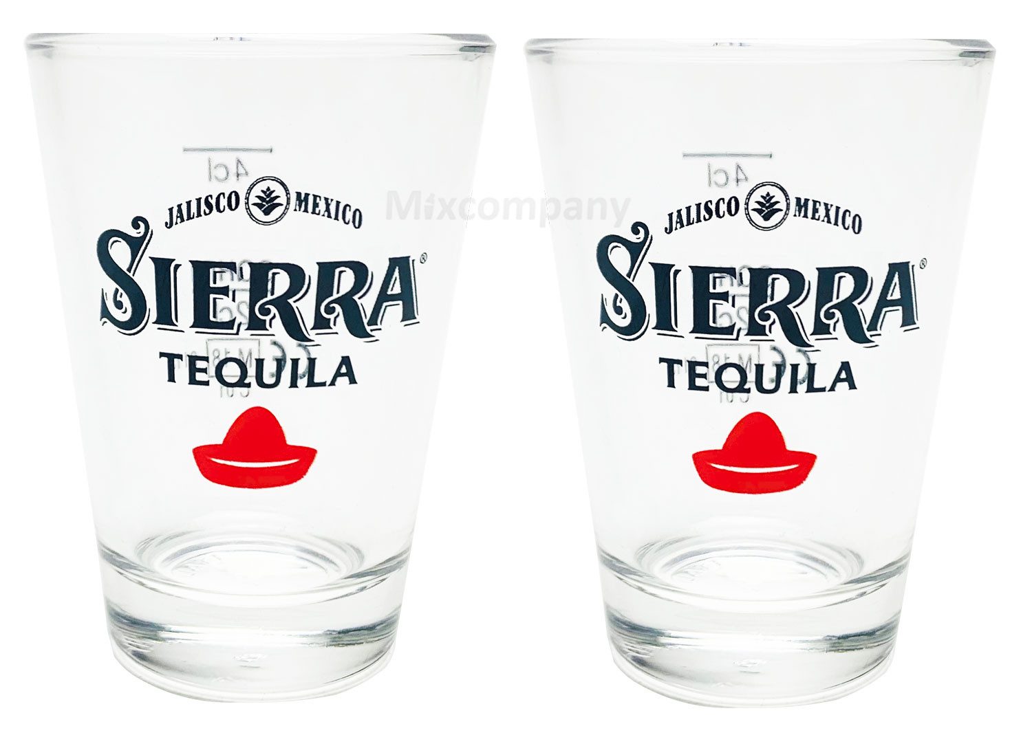 Glas Sierra Tequila Shotglas Shotgläser Glas Gläser 2 und 4cl geeicht -
