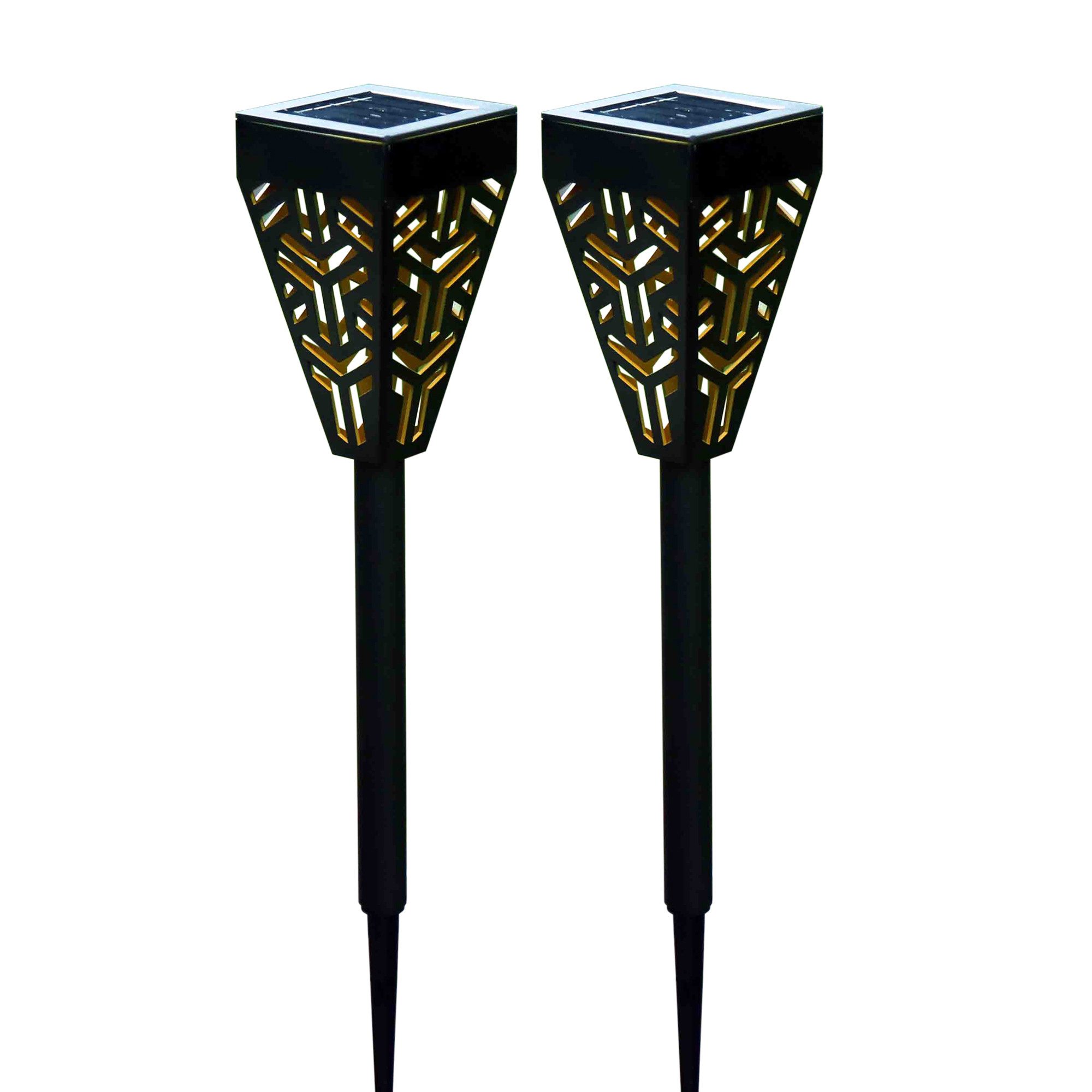 HTI-Living LED Solarleuchte Solarfackel 2er Set Soley, Ein-/Ausschalter, LE günstig online kaufen