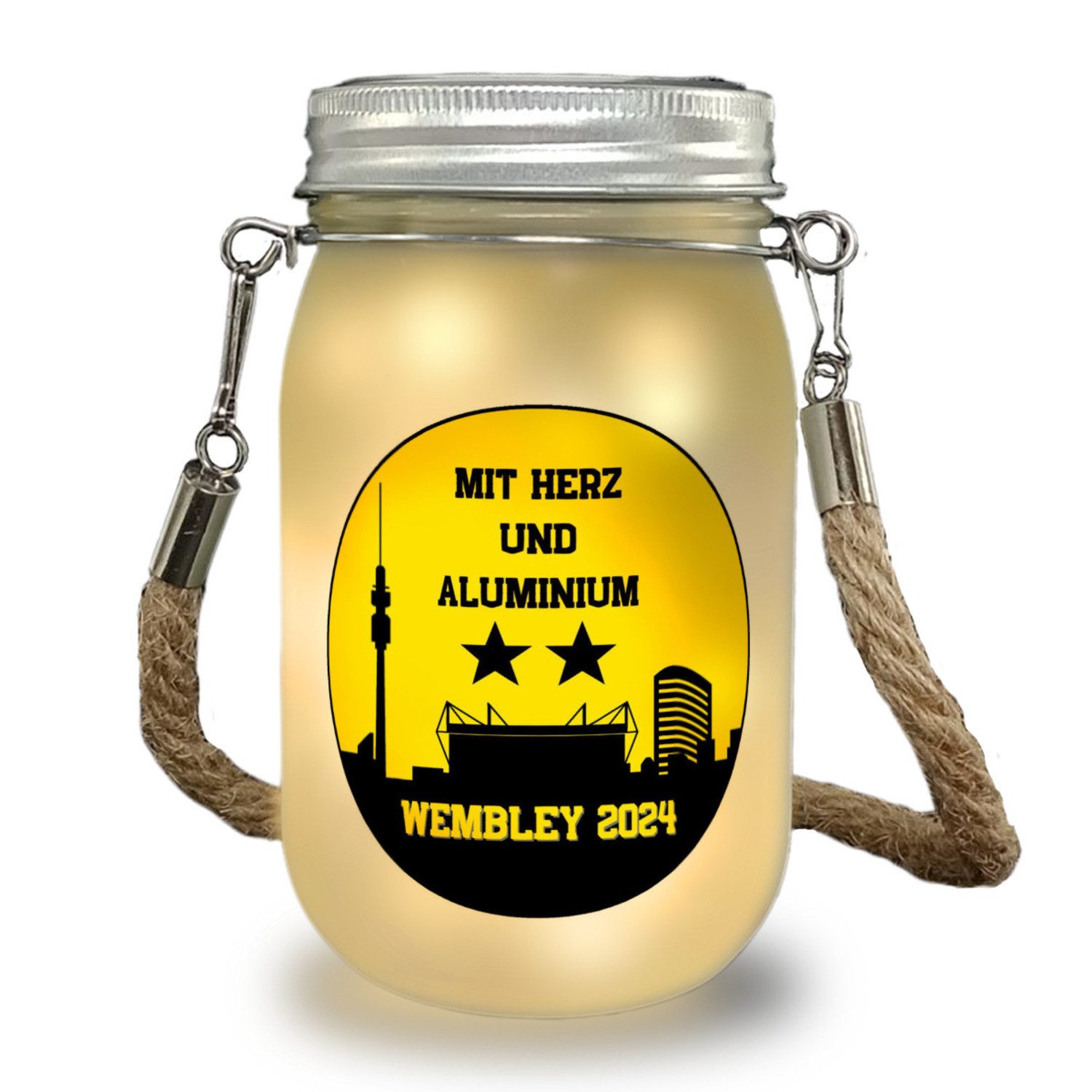 speecheese Dekolicht Dortmund Finale Wembley 2024 Solarlicht mit Spruch Her günstig online kaufen