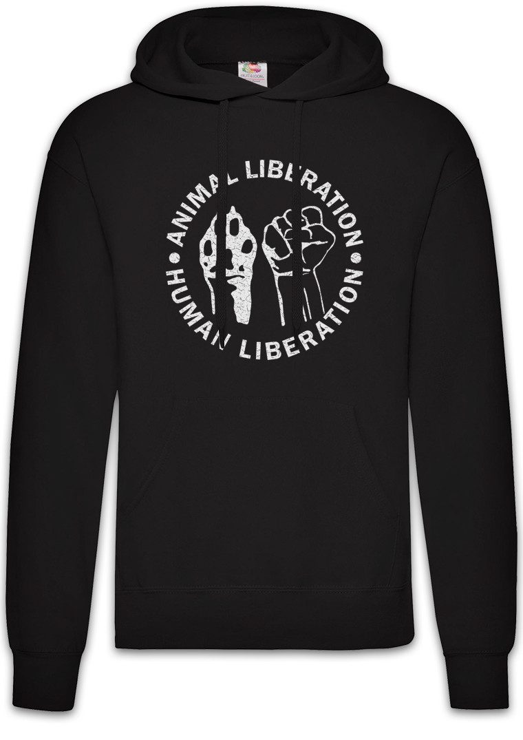 Hoodie Animal Liberation Herren Hoodie Vegan Vegetarier Veganer Speziesismus