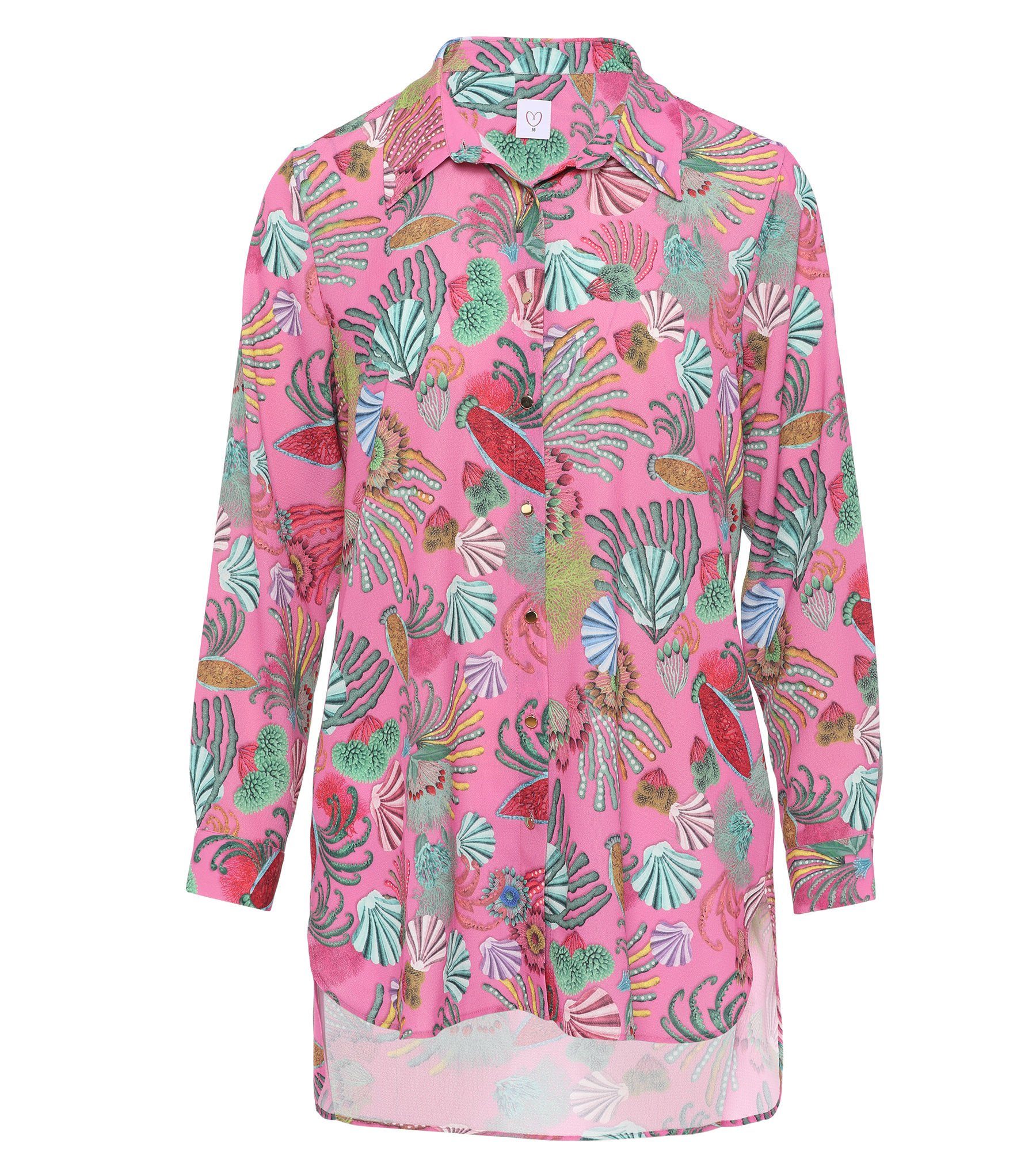 Longbluse Druckbluse