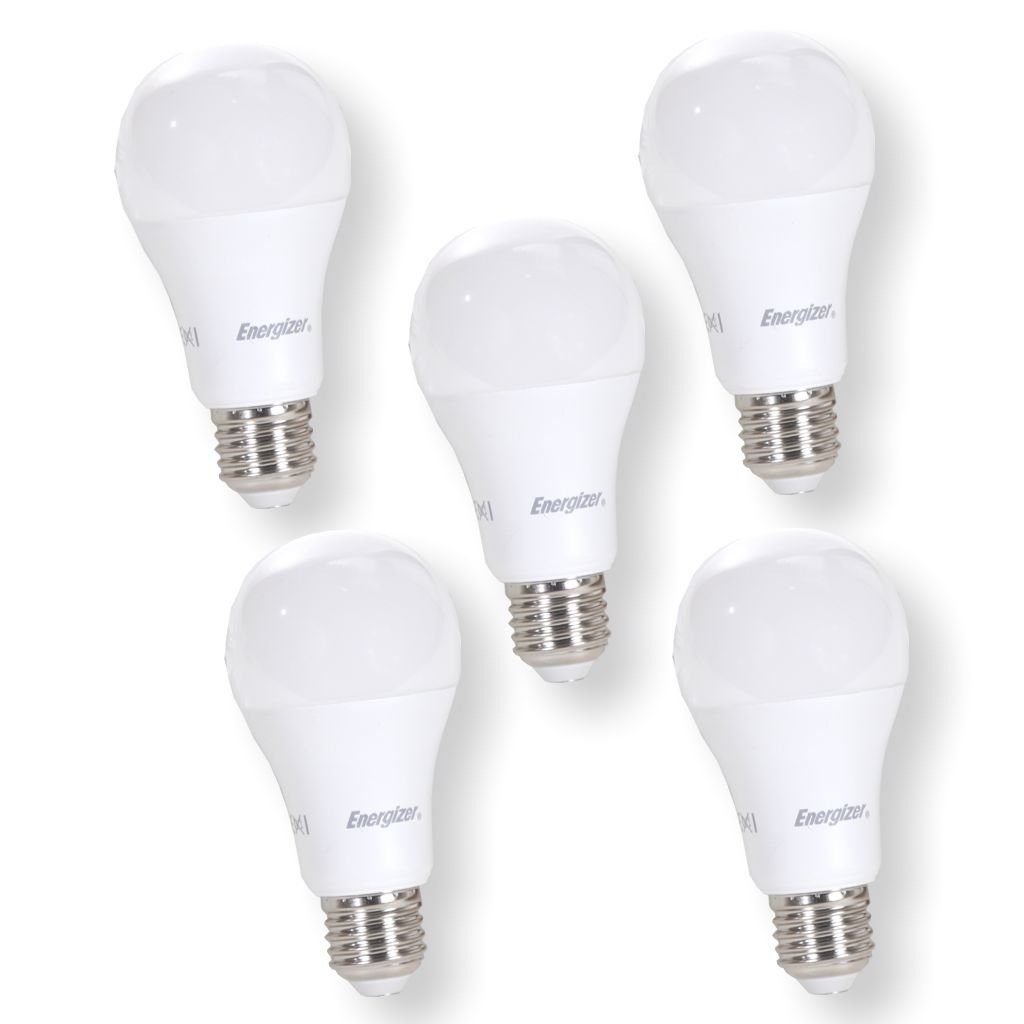 Energizer LED-Leuchtmittel 5 Stück Birne 13,2W, E27, 6500K (Tageslichtweiß)