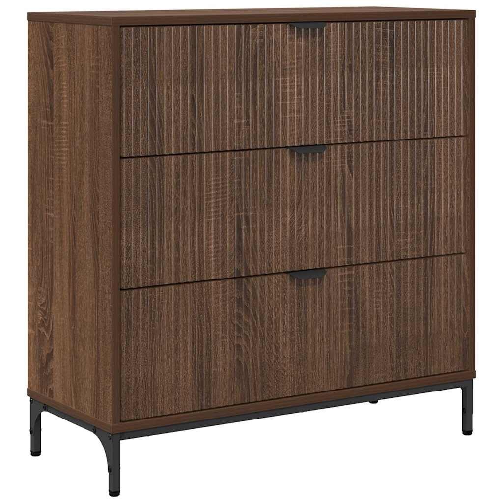 vidaXL Sideboard Sideboard Braun Eichen-Optik 79,5 günstig online kaufen
