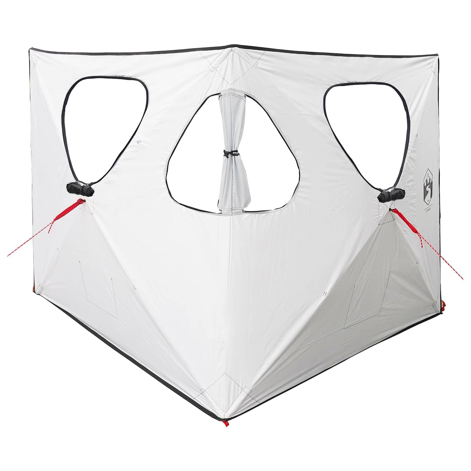 vidaXL Kuppelzelt Huntingzelt 145 x 145 x 150 cm Weiß Blackout, (1 tlg)