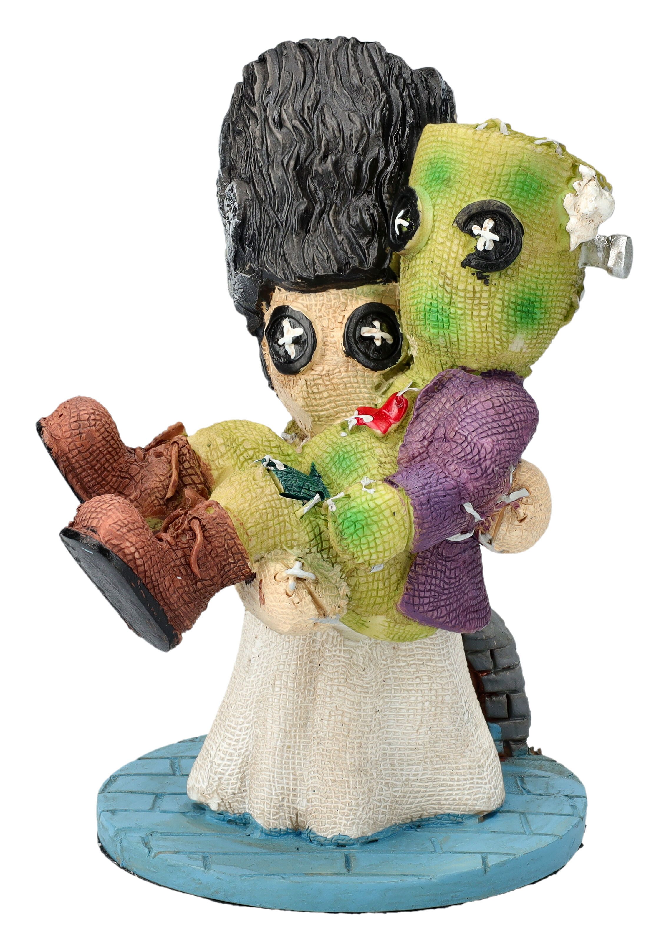 Figuren Shop GmbH Dekofigur Pinheads Figur - Frankensteins Monster wird von Braut getragen Deko