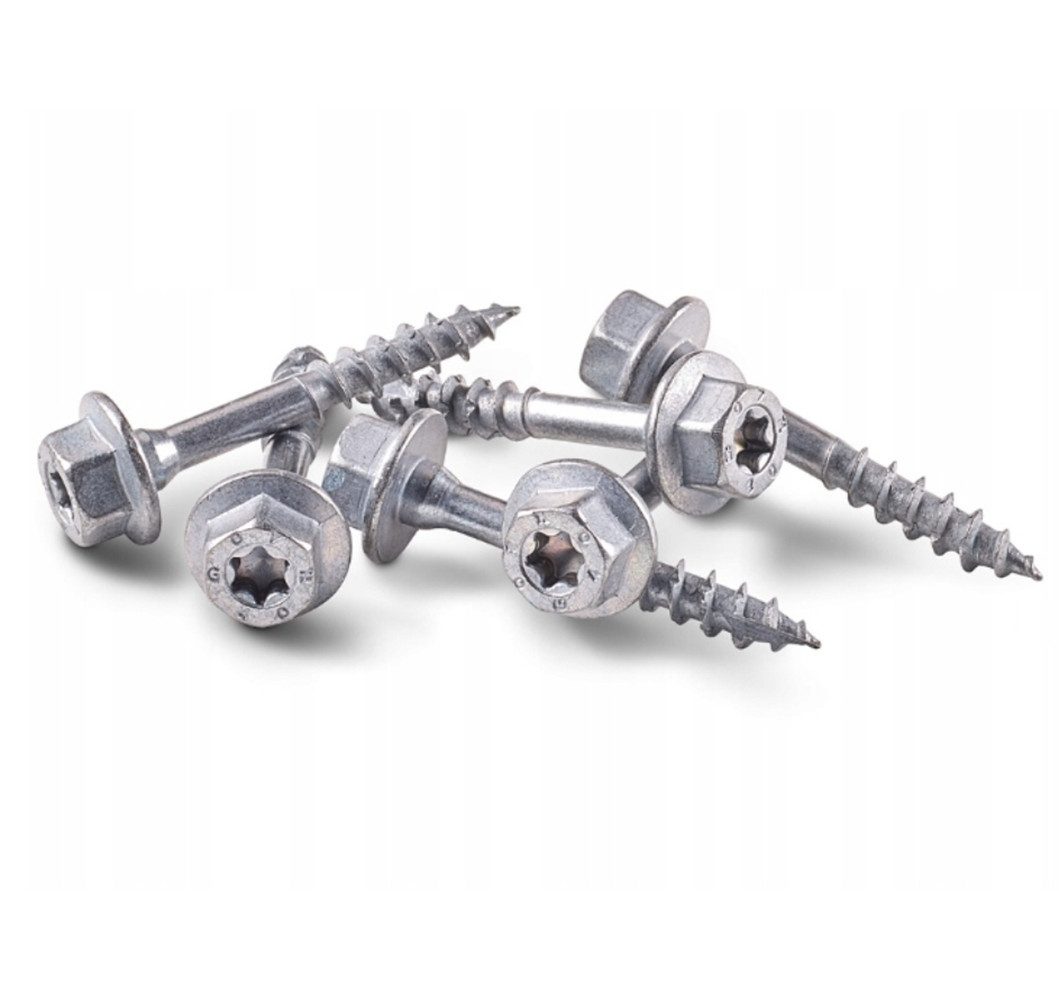 Simpson Strong-Tie® Holzbauschraube Konstruktionsschraube Sechskantkopf TX30, (100 St)