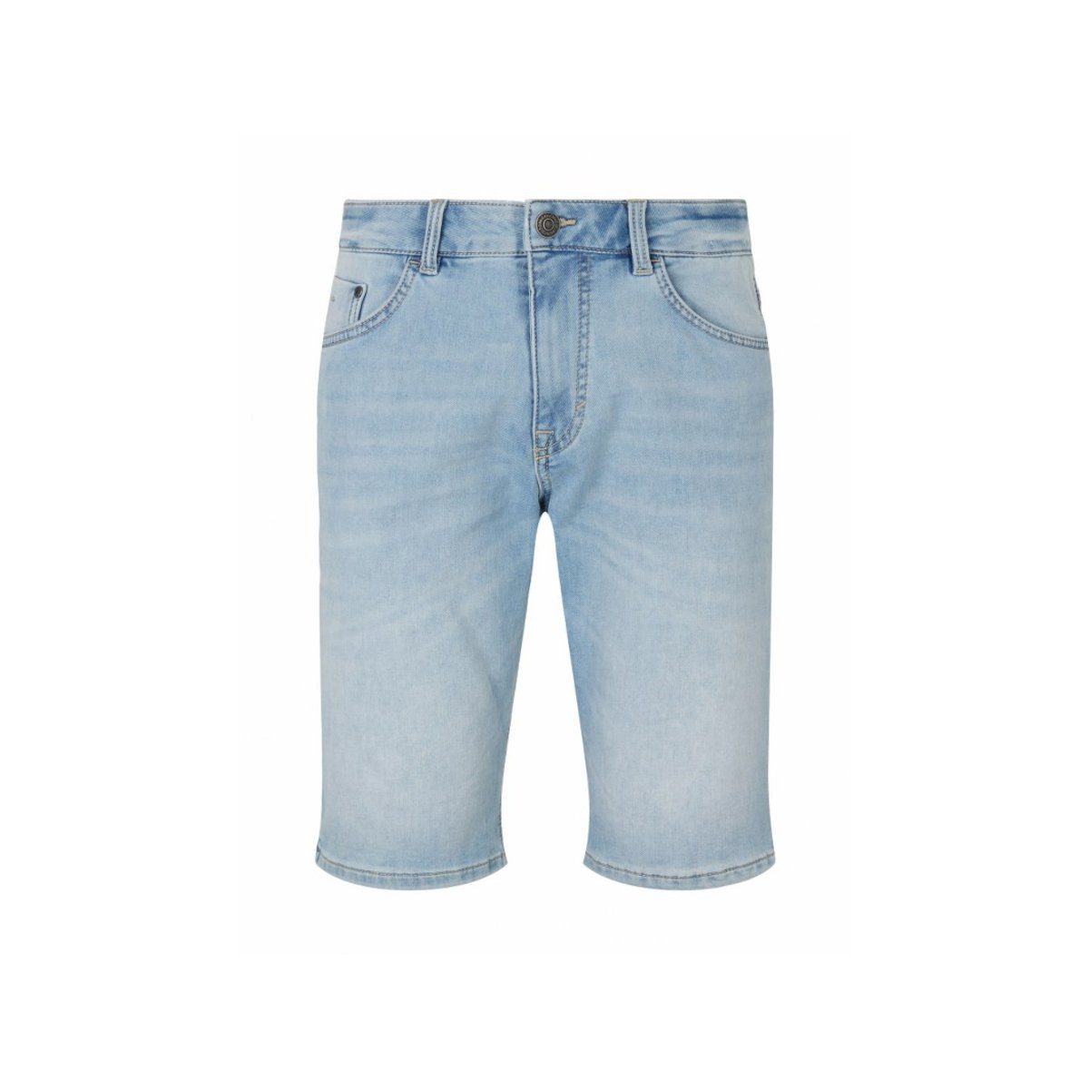 TOM TAILOR Cargoshorts hell-blau regular (1-tlg., keine Angabe) Light Stone Wash Denim 10280