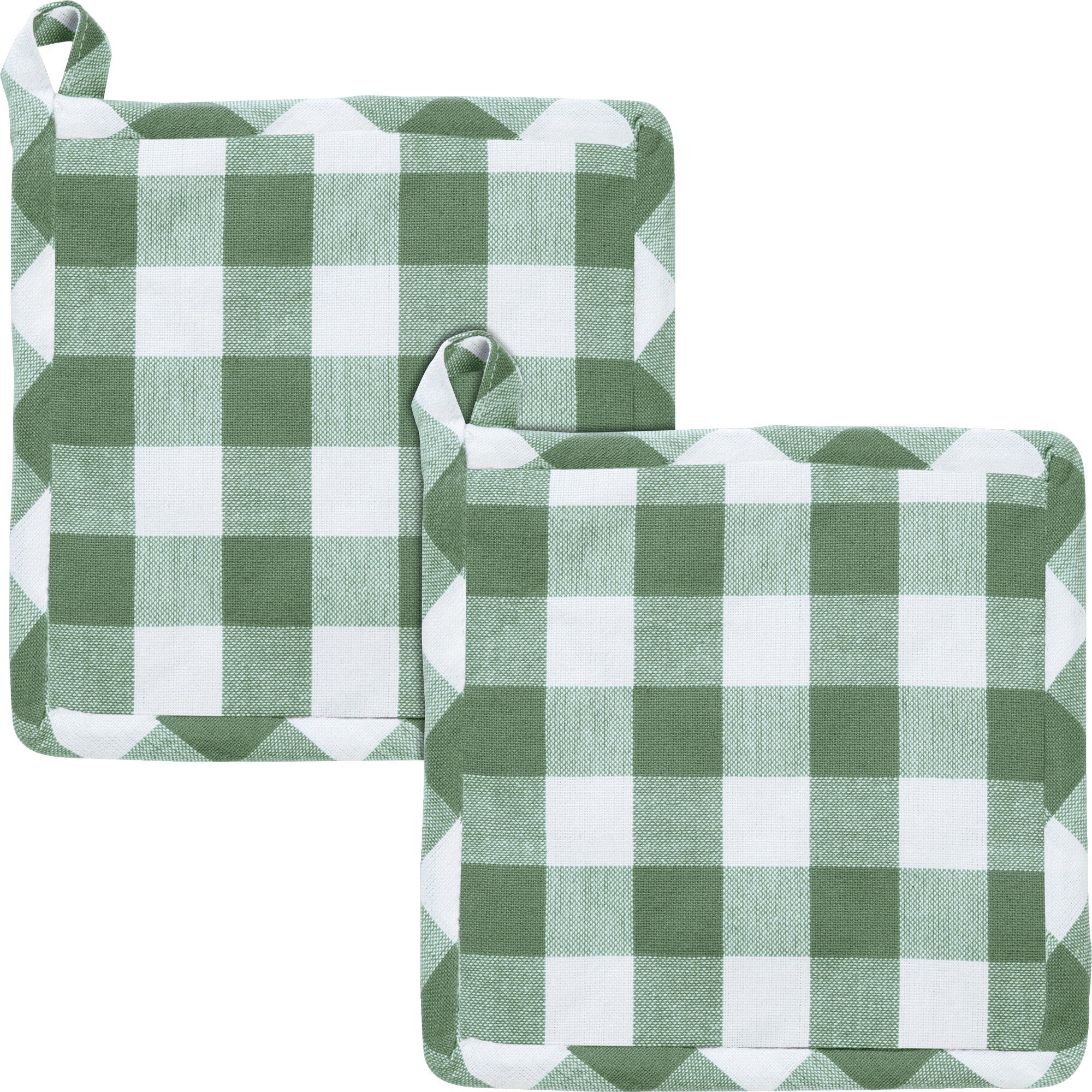 REDBEST Topflappen Topflappen "Nashville" 2er-Pack, Karo