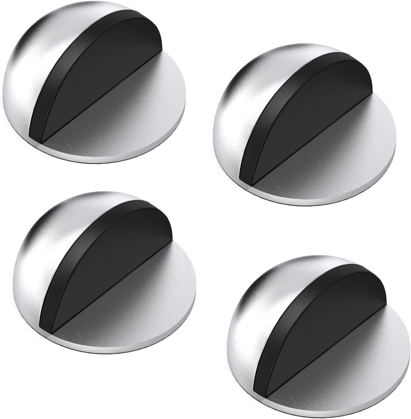 BlingBin Bodentürstopper 4 Stück Selbstklebender Türstopper Edelstahl Wandschutz Türpuffer (1 Set, 4 St., 17*5*3 cm), ist stark, robust,das den Trittschall effektiv reduzieren