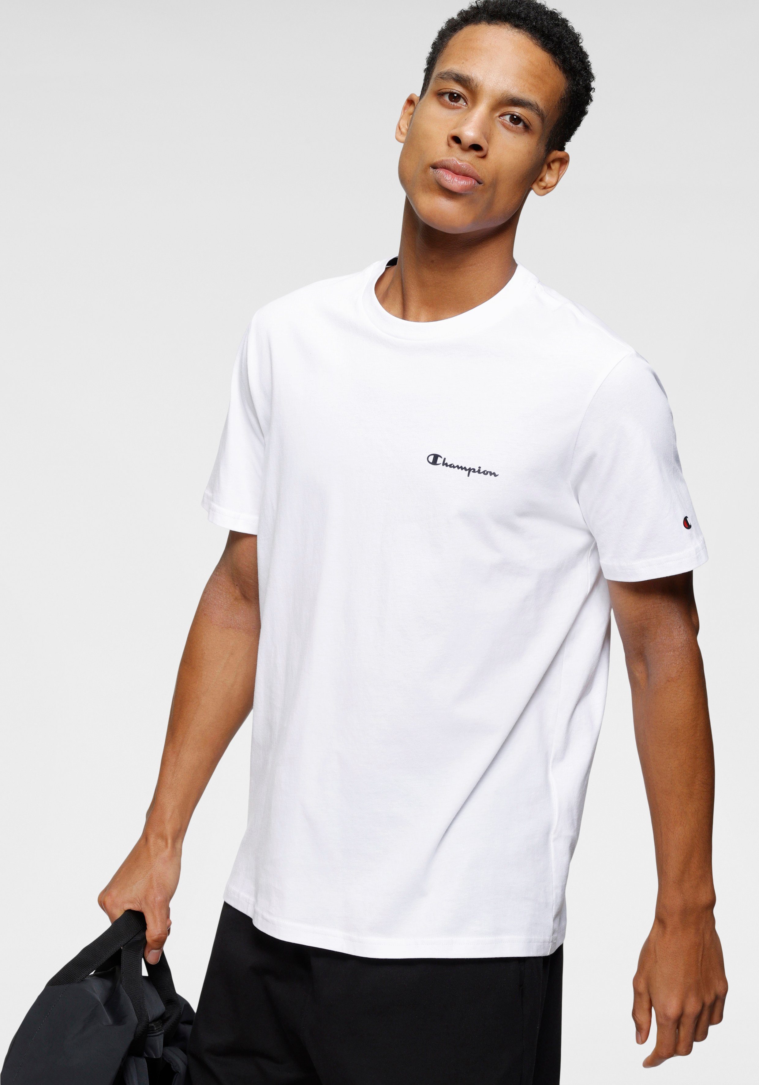 Champion T-Shirt (Packung, 2er-Pack) schwarz weiß